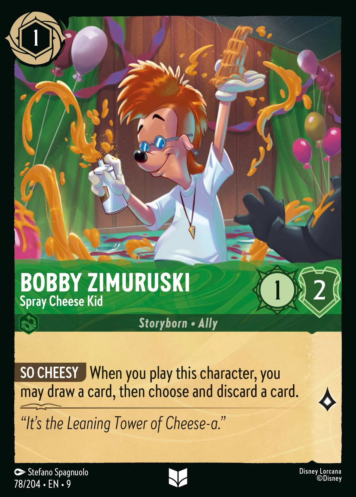 Bobby Zimuruski - Spray Cheese Kid (009-078)