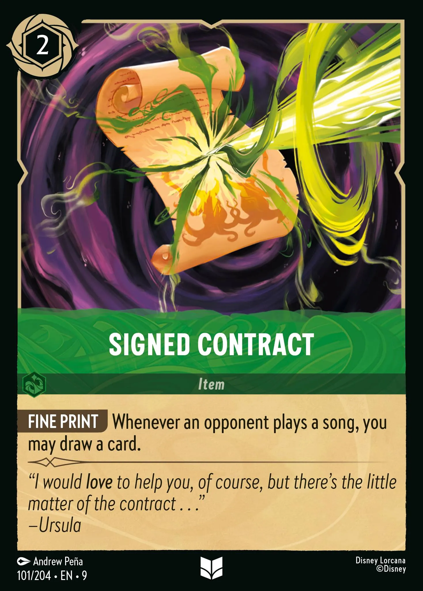 Signed Contract (009-101)