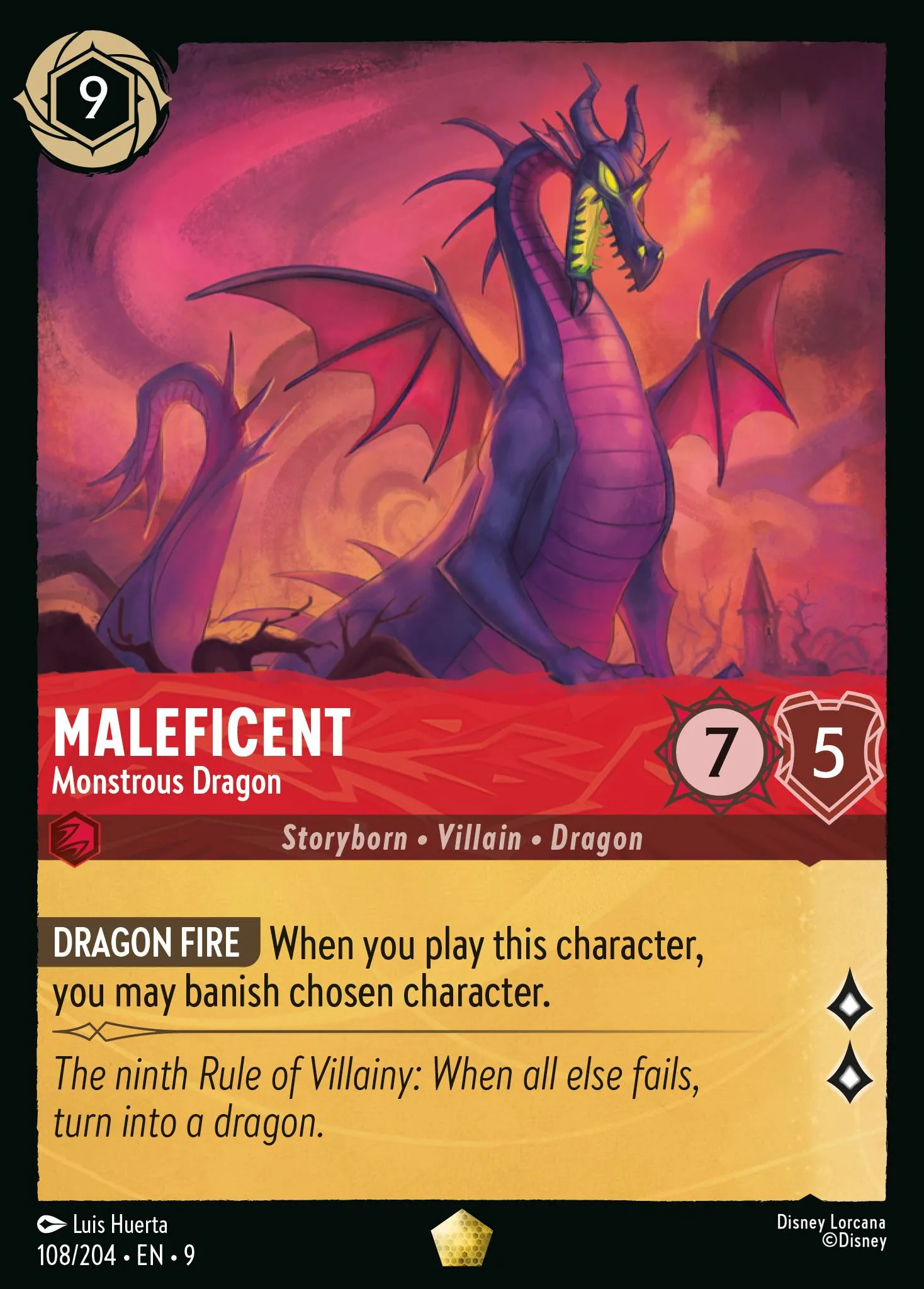 Maleficent - Monstrous Dragon (009-108)