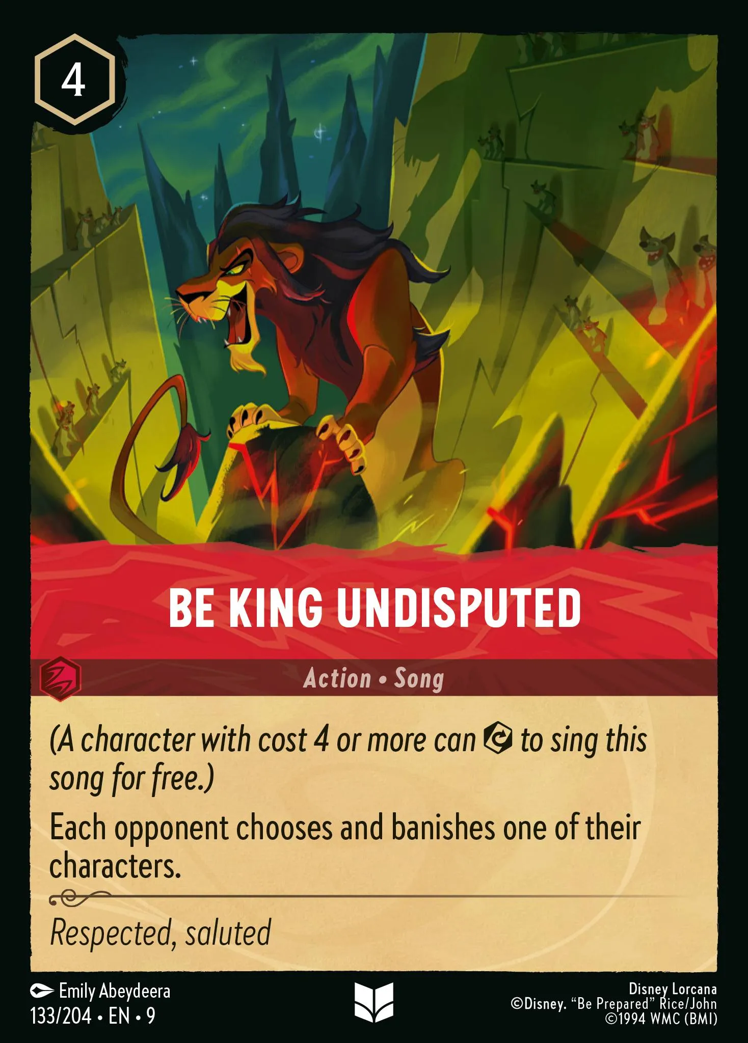 Be King Undisputed (009-133)