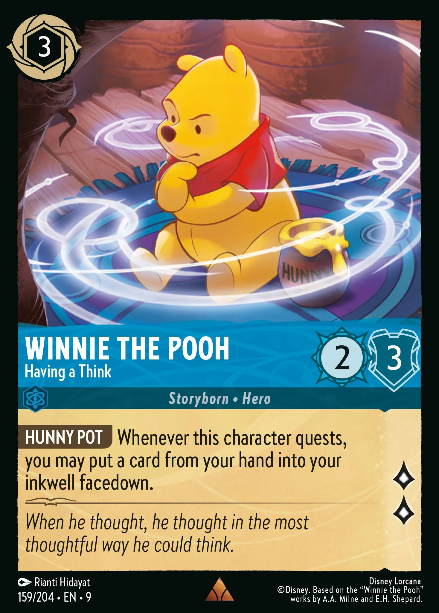 Winnie the Pooh - Having a Think (009-159)