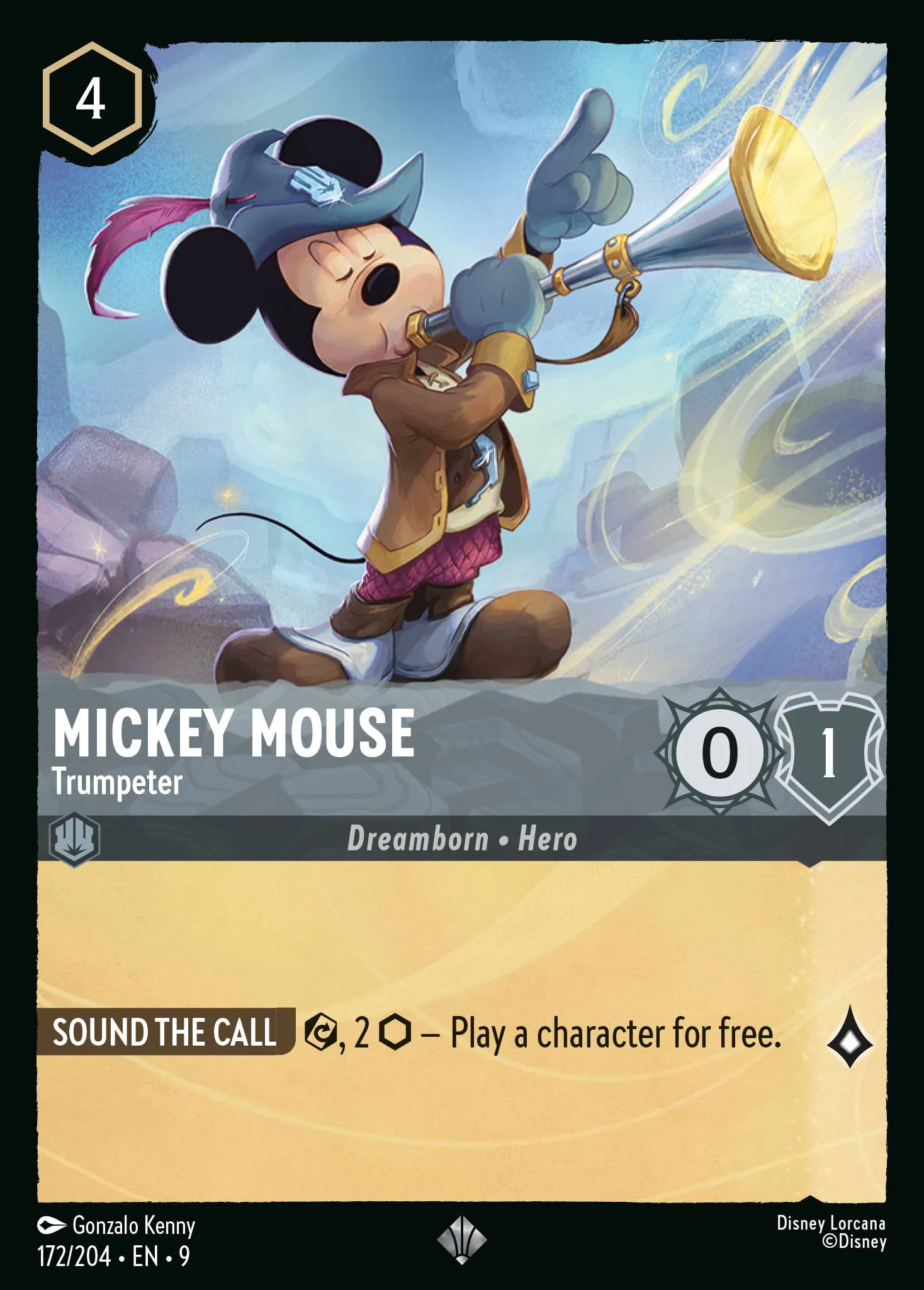 Mickey Mouse - Trumpeter (009-172)