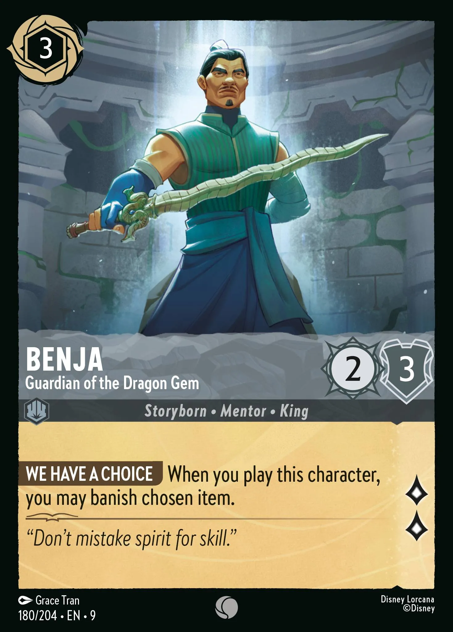 Benja - Guardian of the Dragon Gem (009-180)