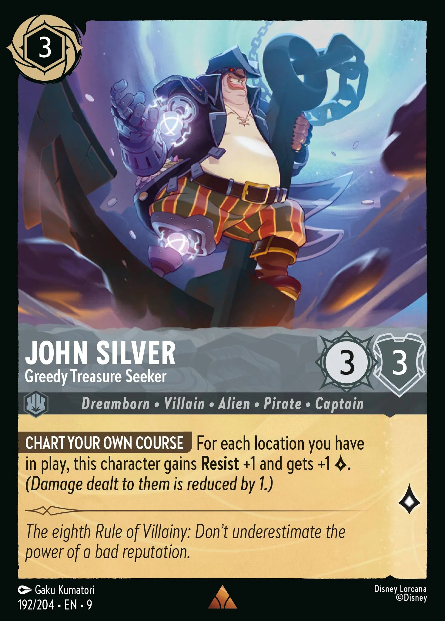 John Silver - Greedy Treasure Seeker (009-192)