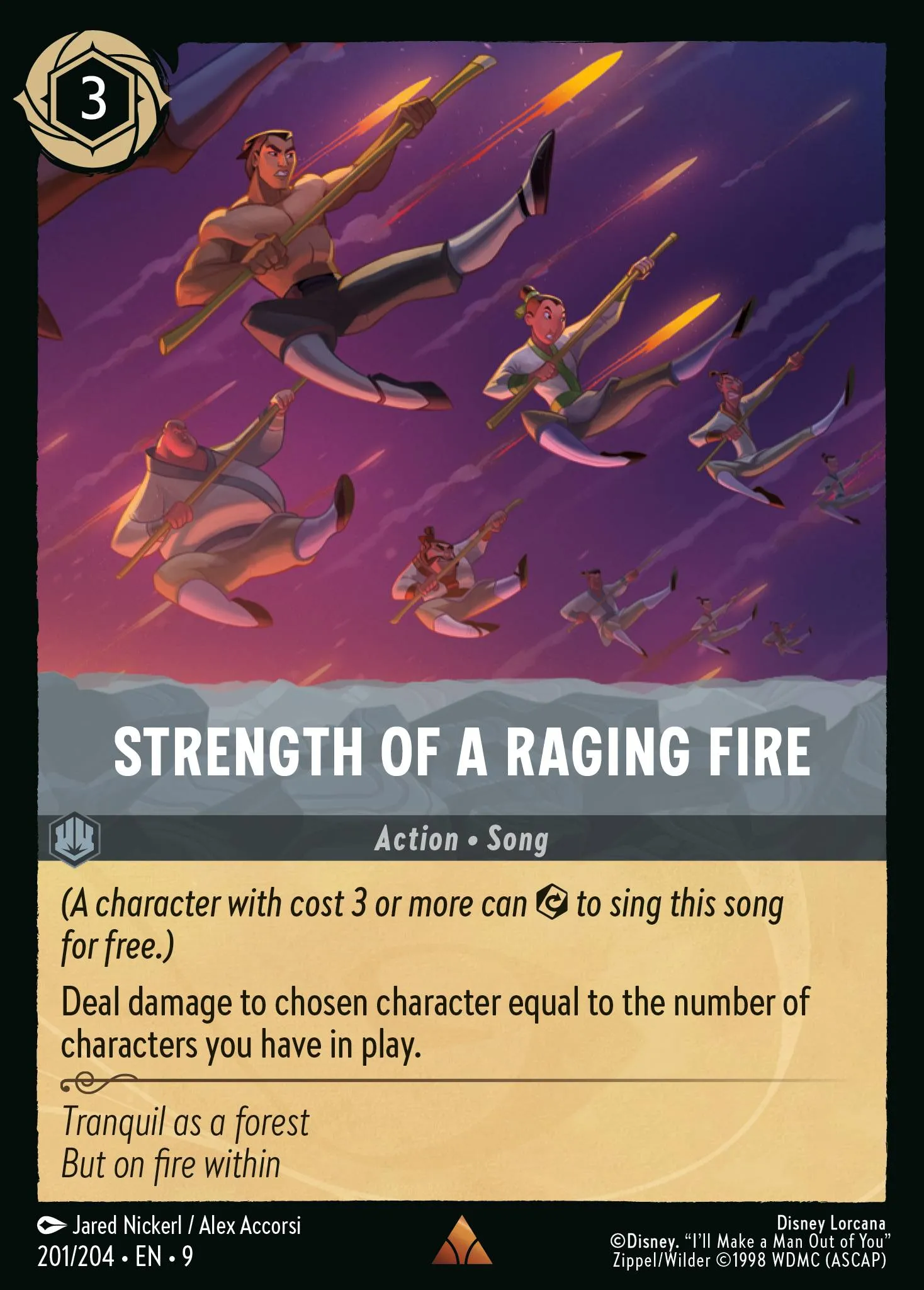 Strength of a Raging Fire (009-201)
