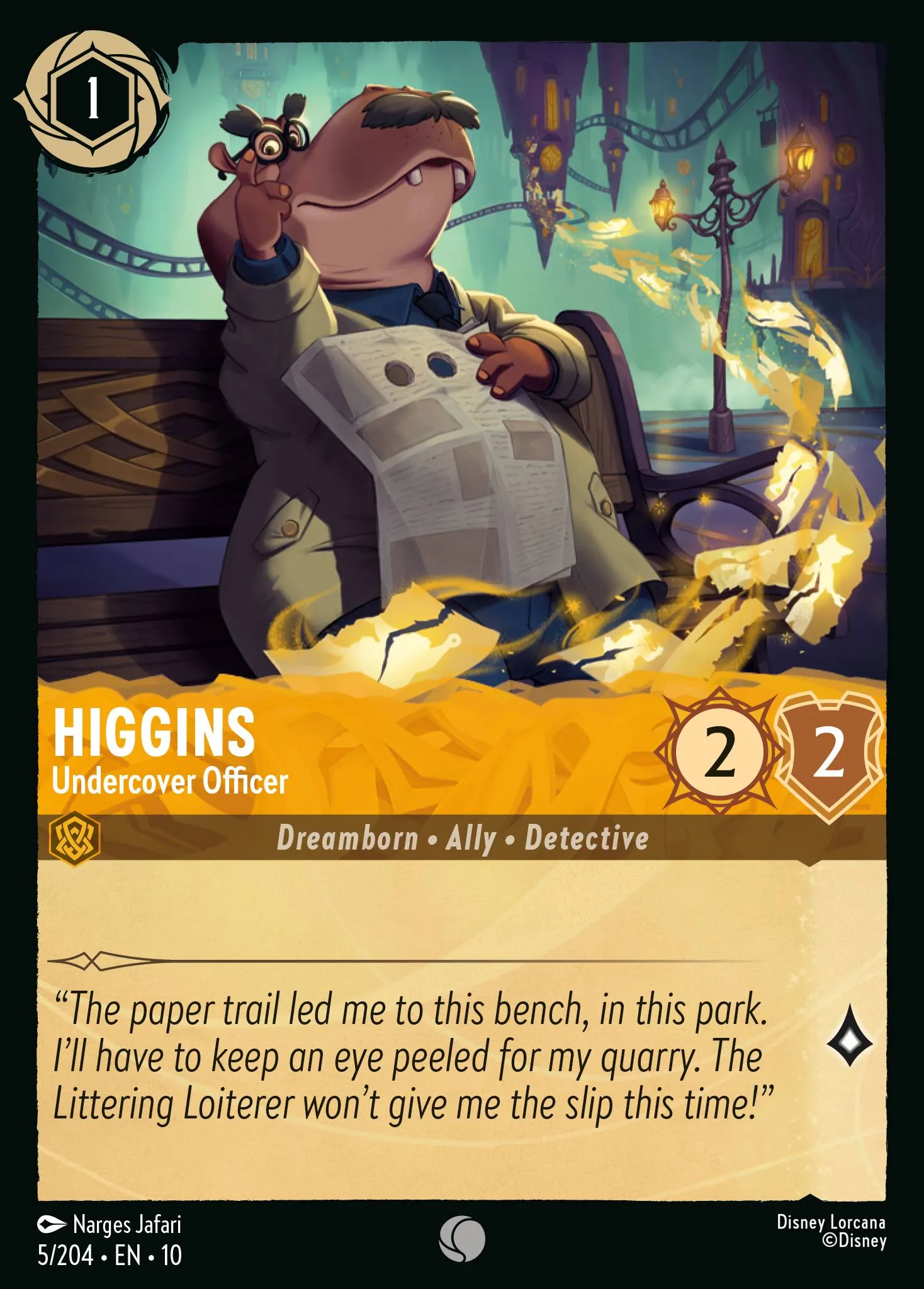 Higgins - Undercover Officer (010-005)