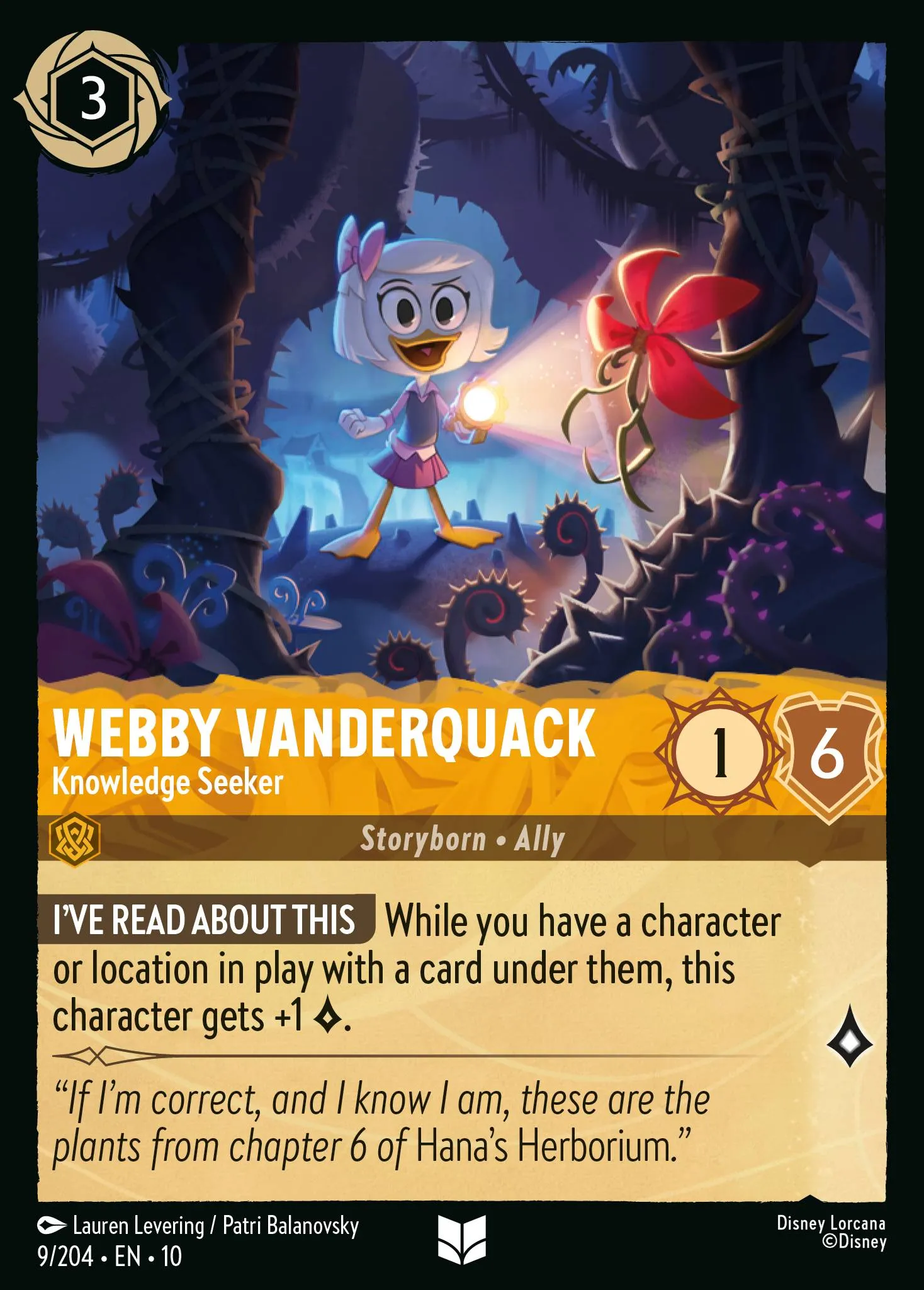 Webby Vanderquack - Knowledge Seeker (010-009)