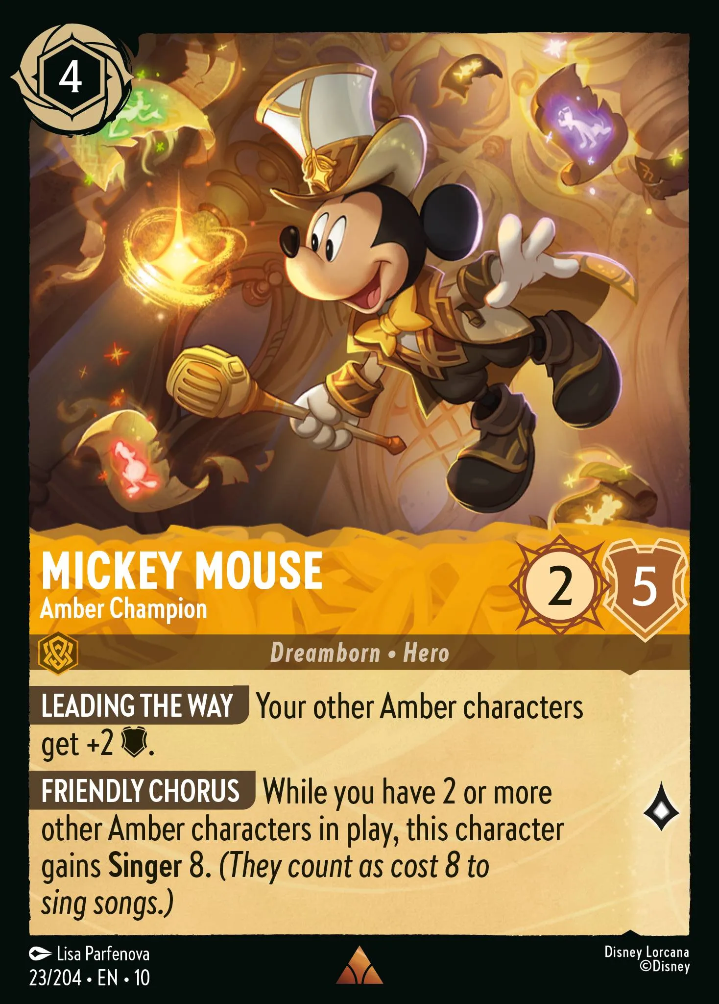 Mickey Mouse - Amber Champion (010-023)