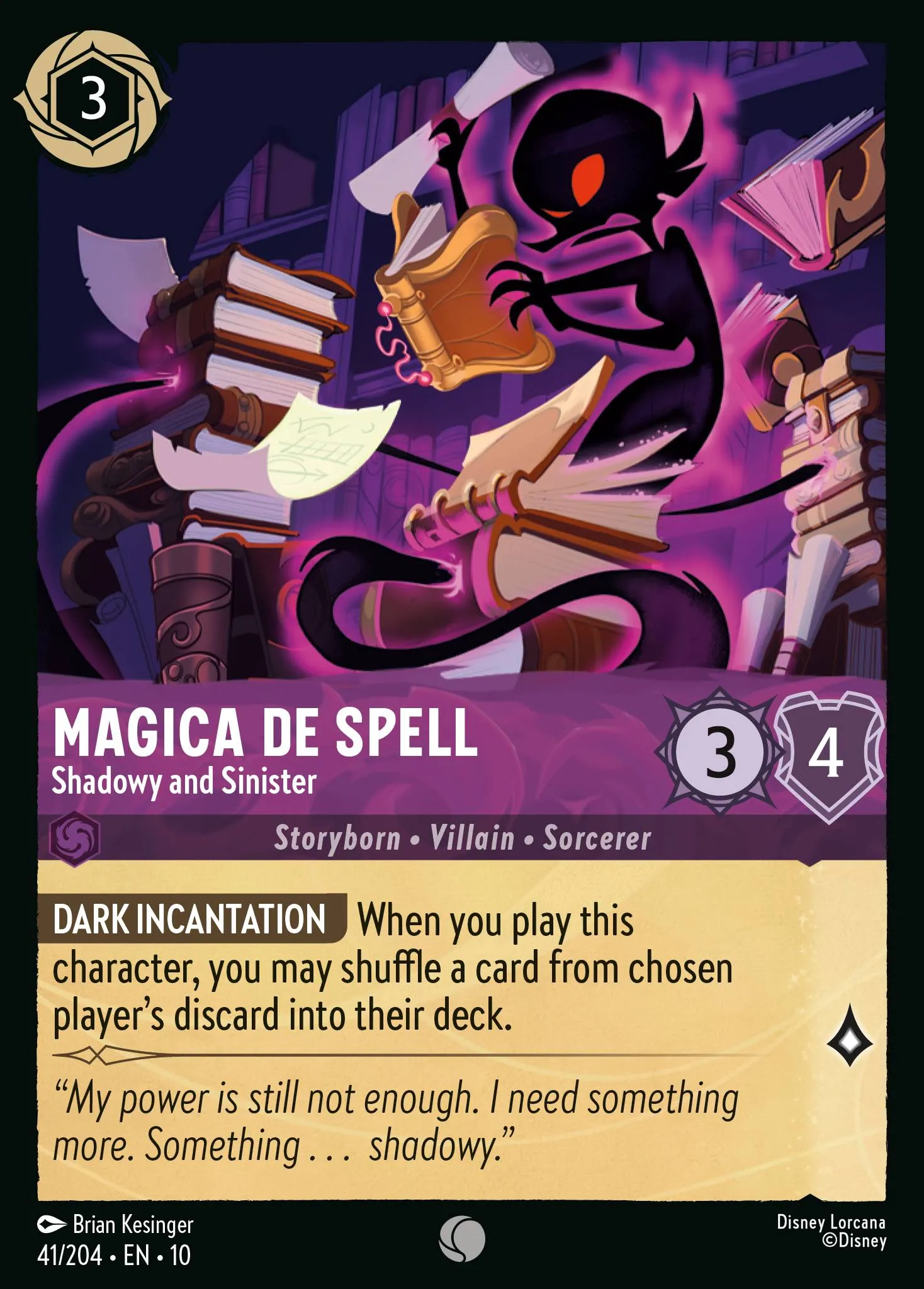 Magica De Spell - Shadowy and Sinister (010-041)