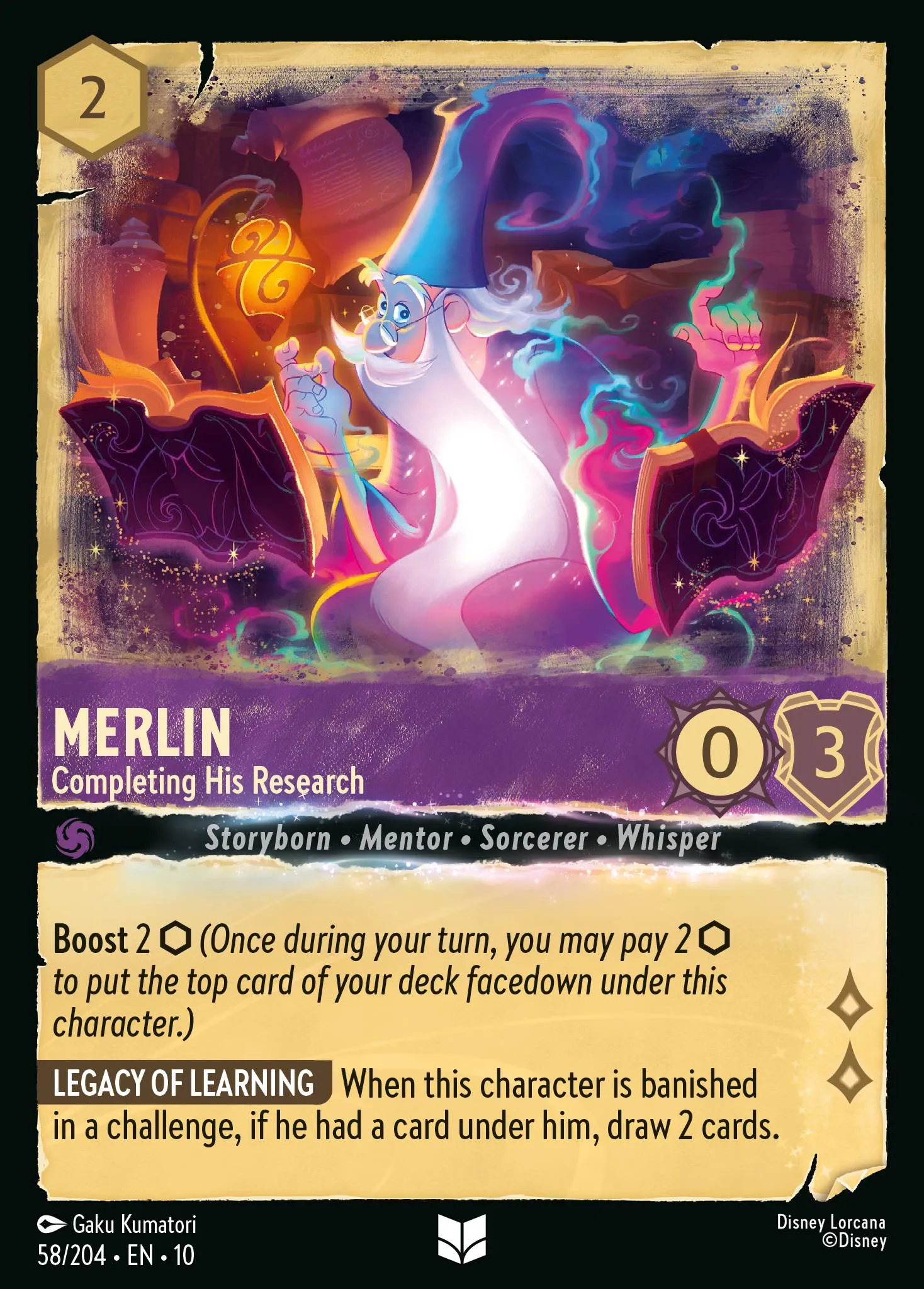 Merlin - Completing His Research (010-058)