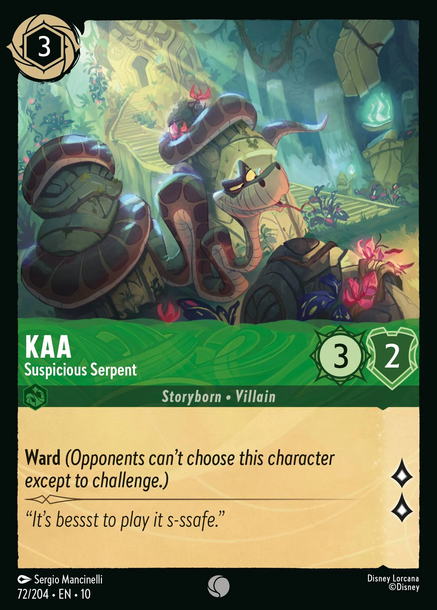 Kaa - Suspicious Serpent (010-072)