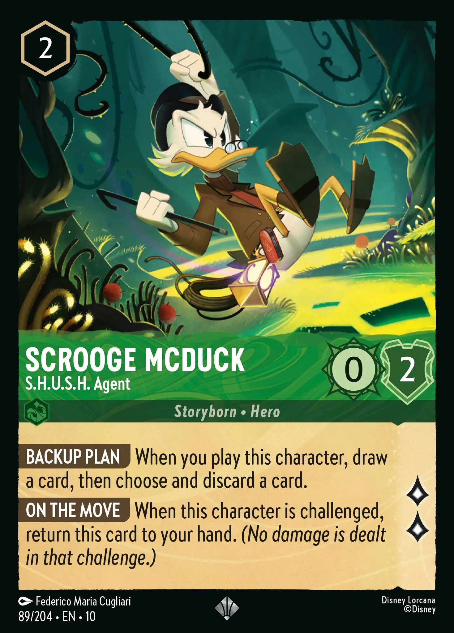 Scrooge McDuck - S.H.U.S.H. Agent (010-089)