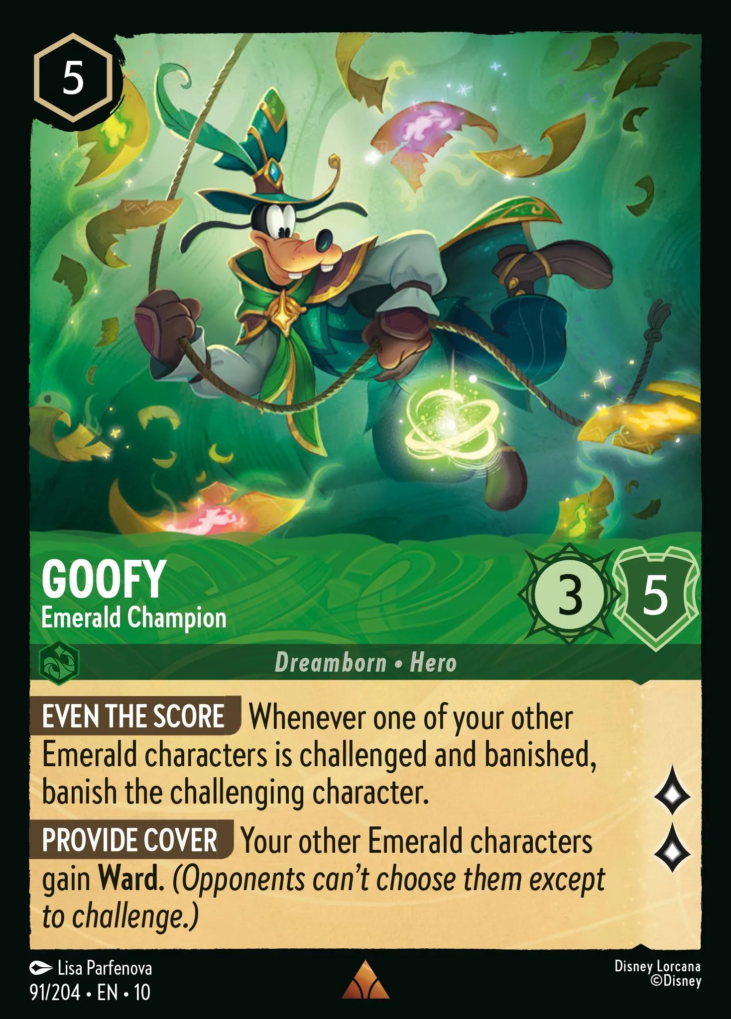 Goofy - Emerald Champion (010-091)