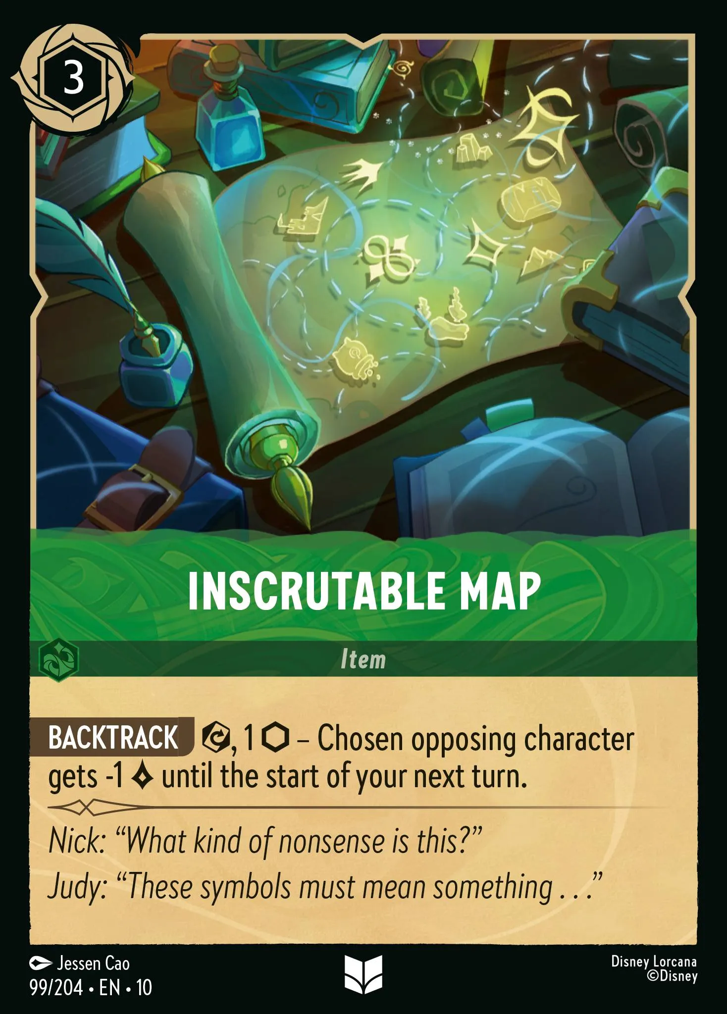 Inscrutable Map (010-099)