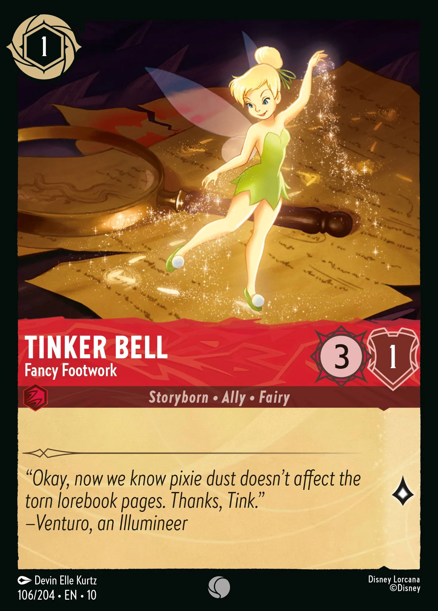 Tinker Bell - Fancy Footwork (010-106)