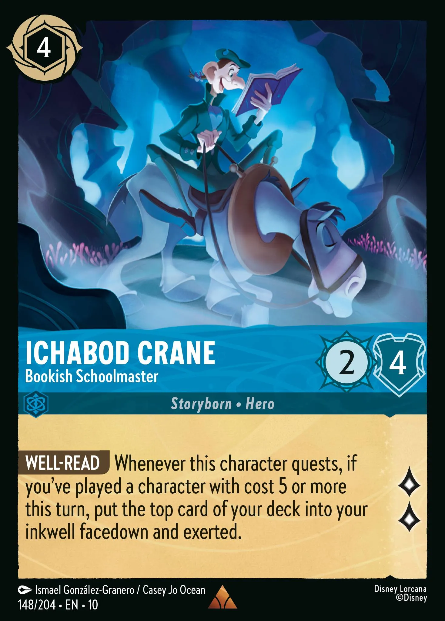 Ichabod Crane - Bookish Schoolmaster (010-148)