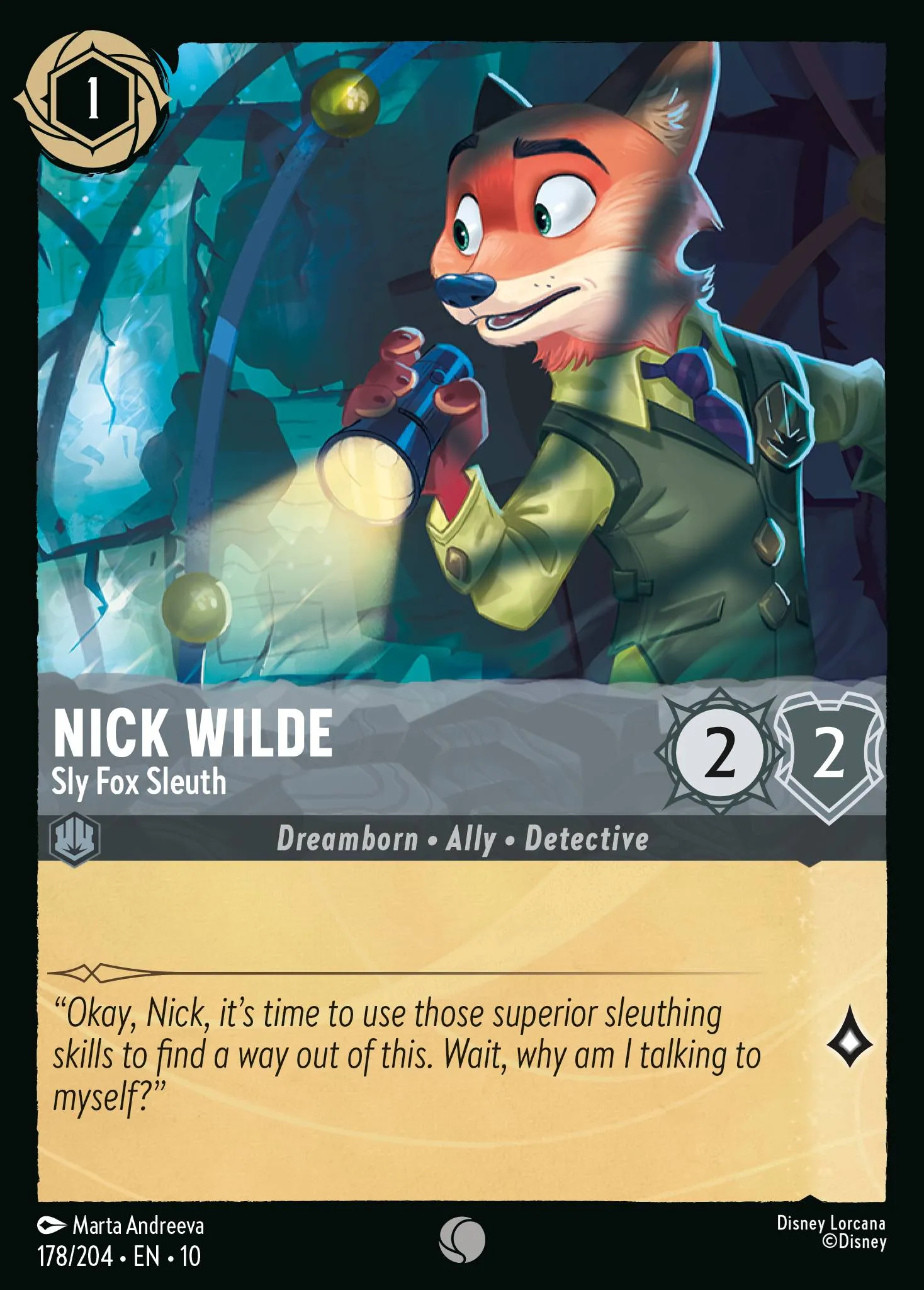 Nick Wilde - Sly Fox Sleuth (010-178)