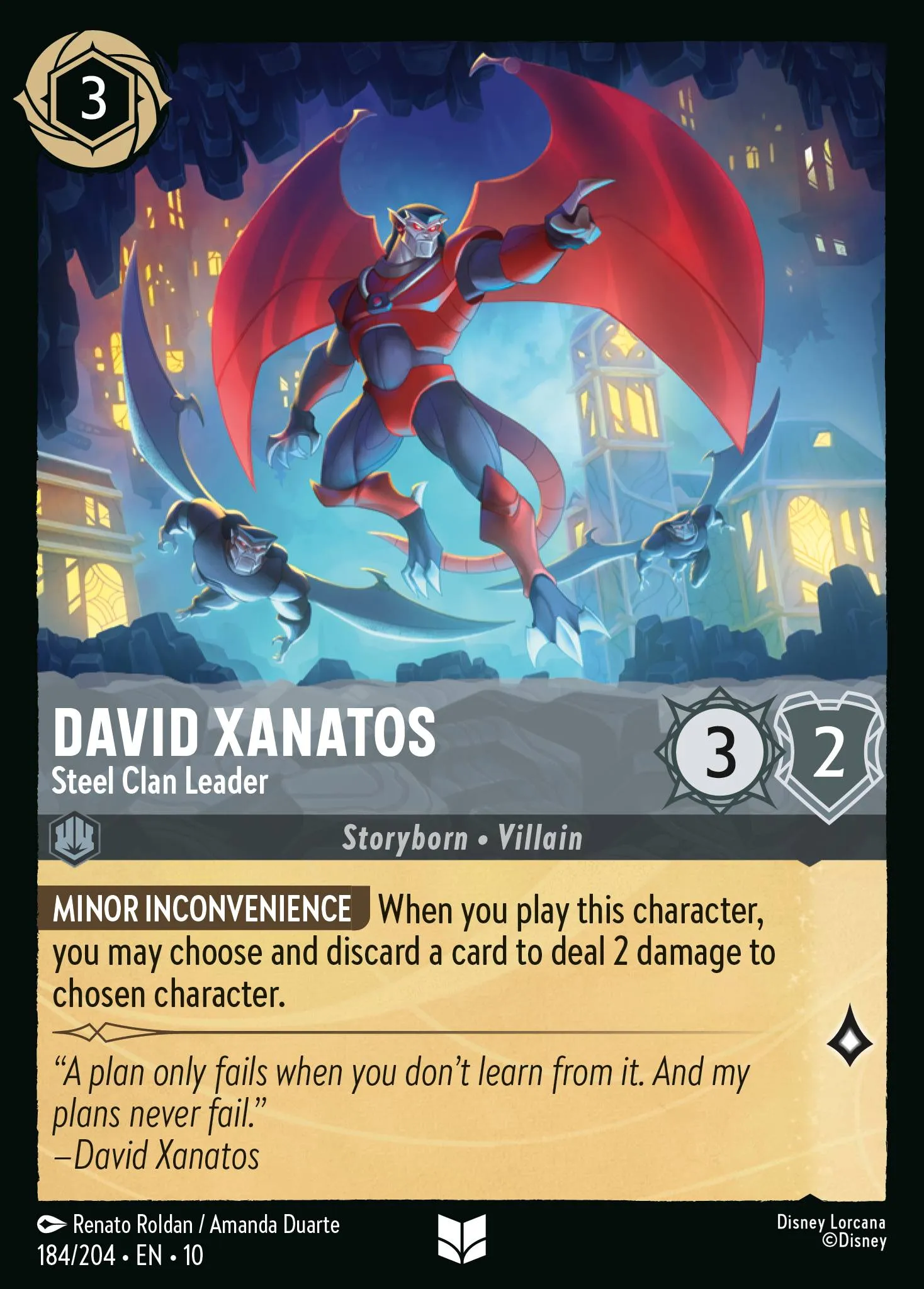 David Xanatos - Steel Clan Leader (010-184)