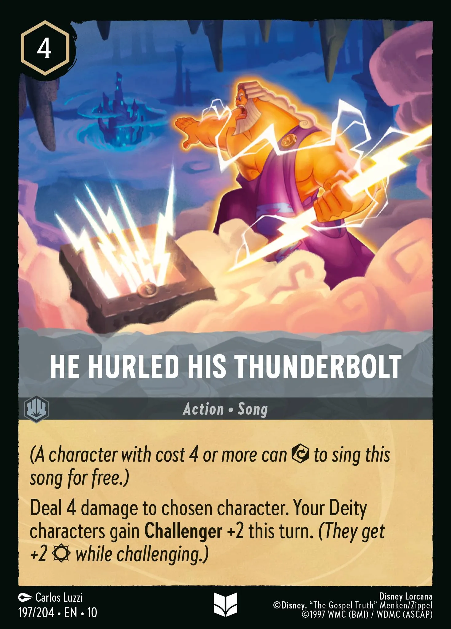 He Hurled His Thunderbolt (010-197)