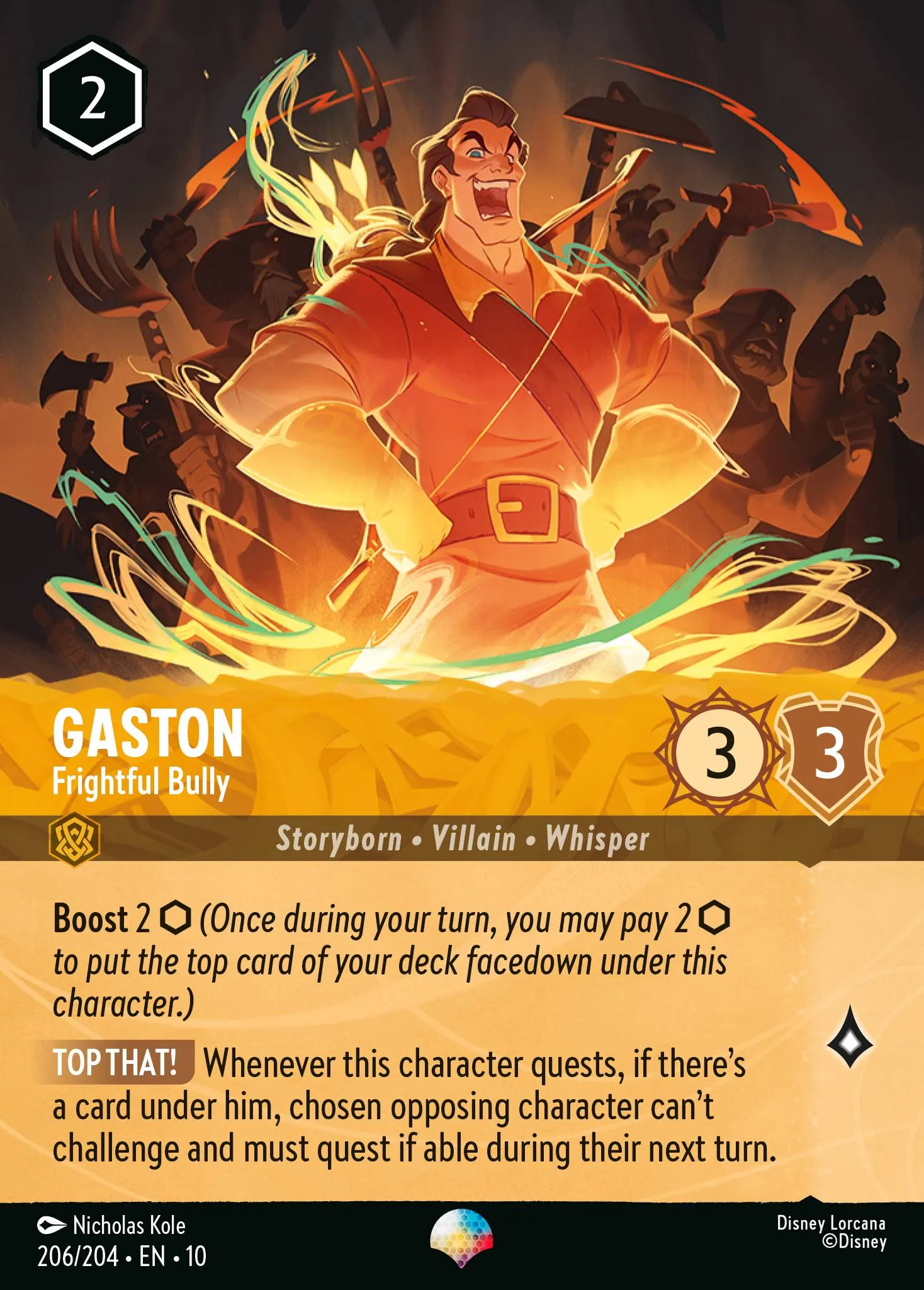 Gaston - Frightful Bully (010-206)
