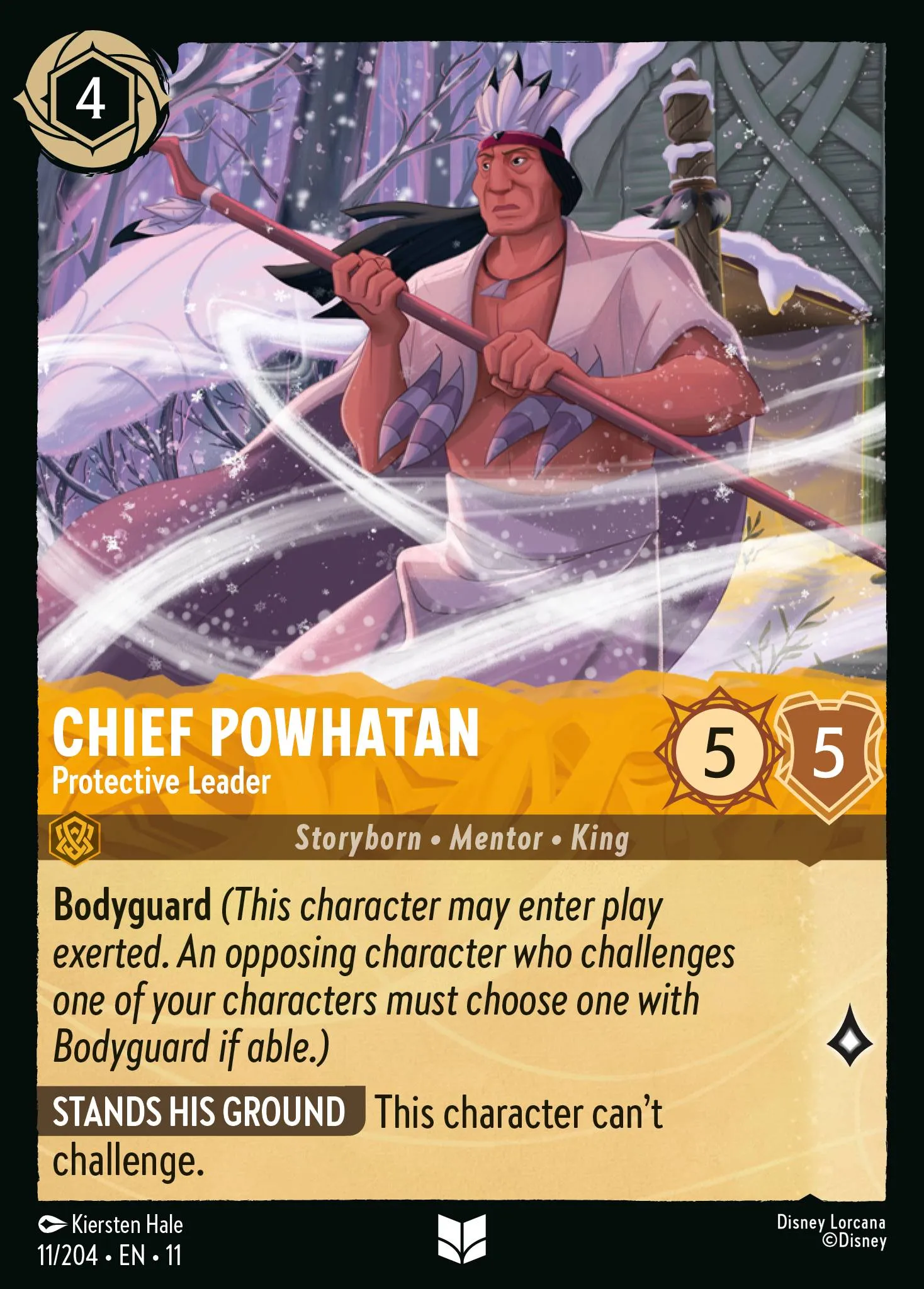 Chief Powhatan - Protective Leader (011-011)