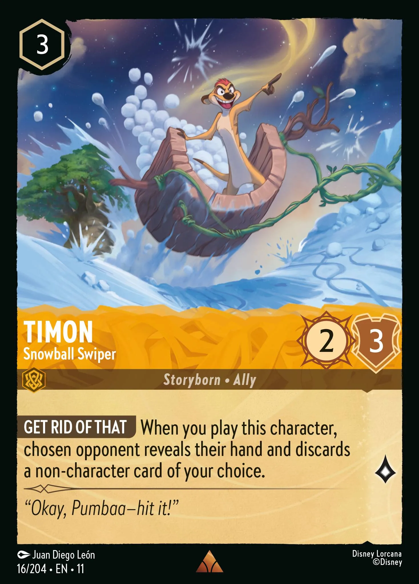 Timon - Snowball Swiper (011-016)