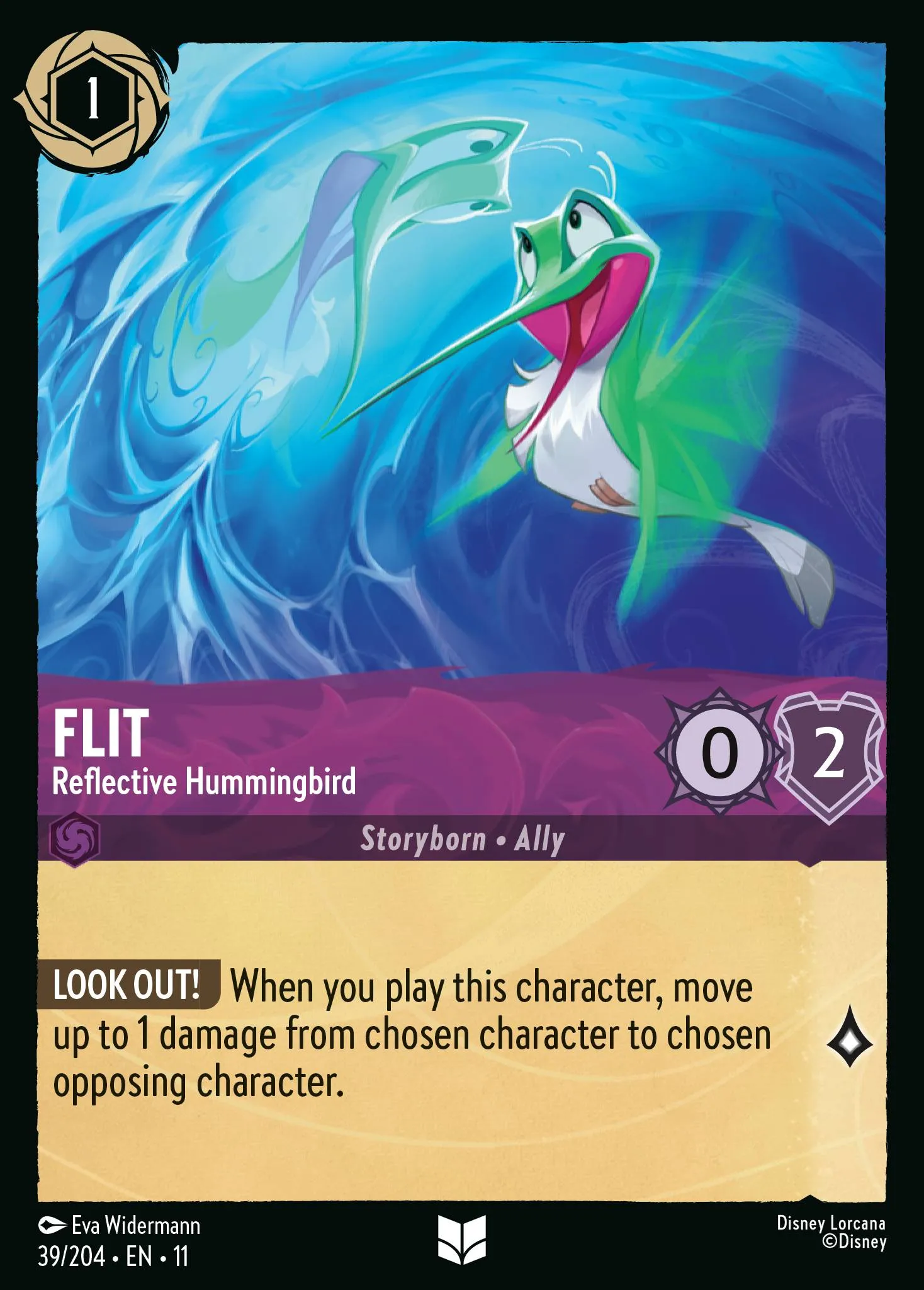 Flit - Reflective Hummingbird (011-039)