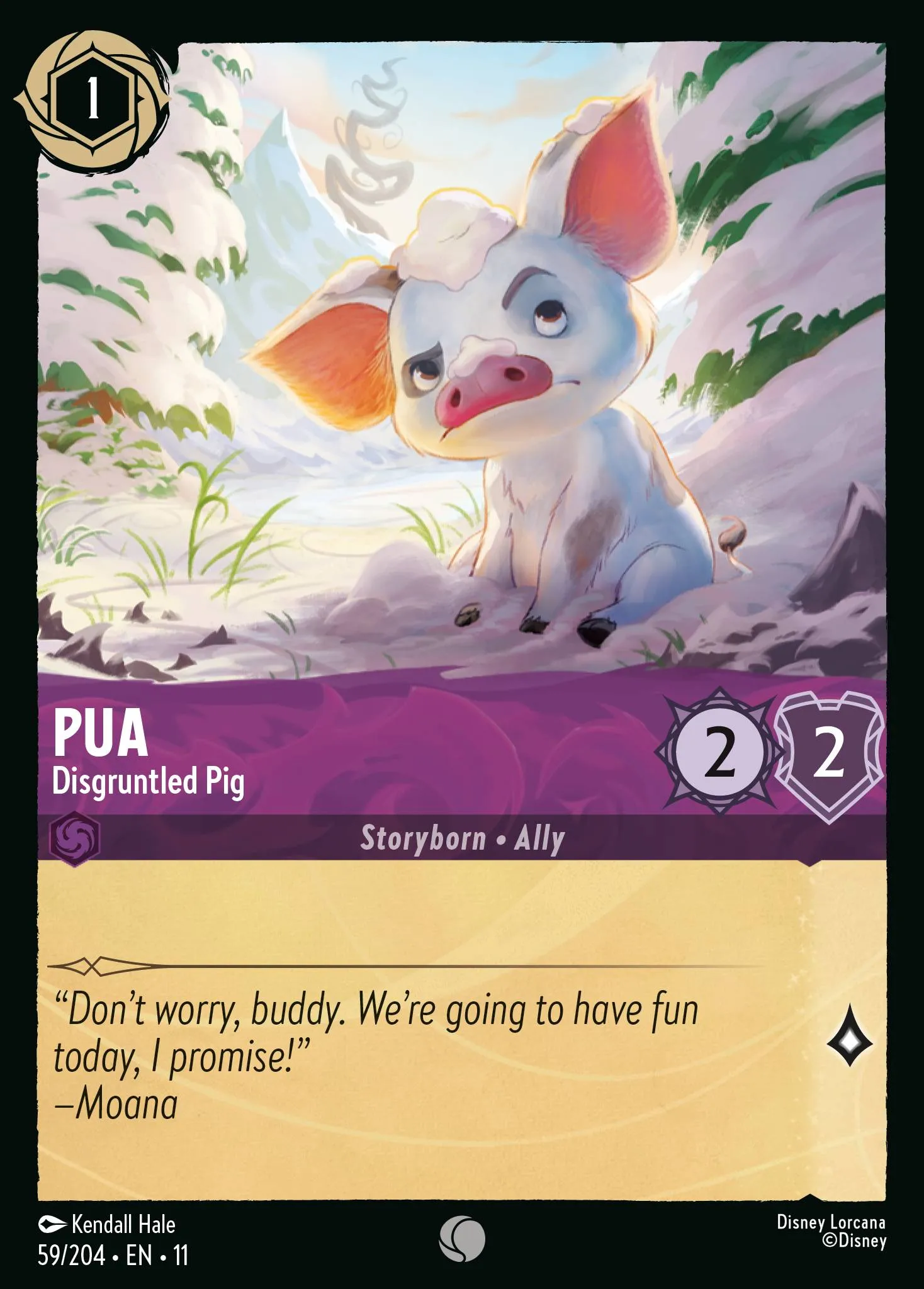 Pua - Disgruntled Pig (011-059)