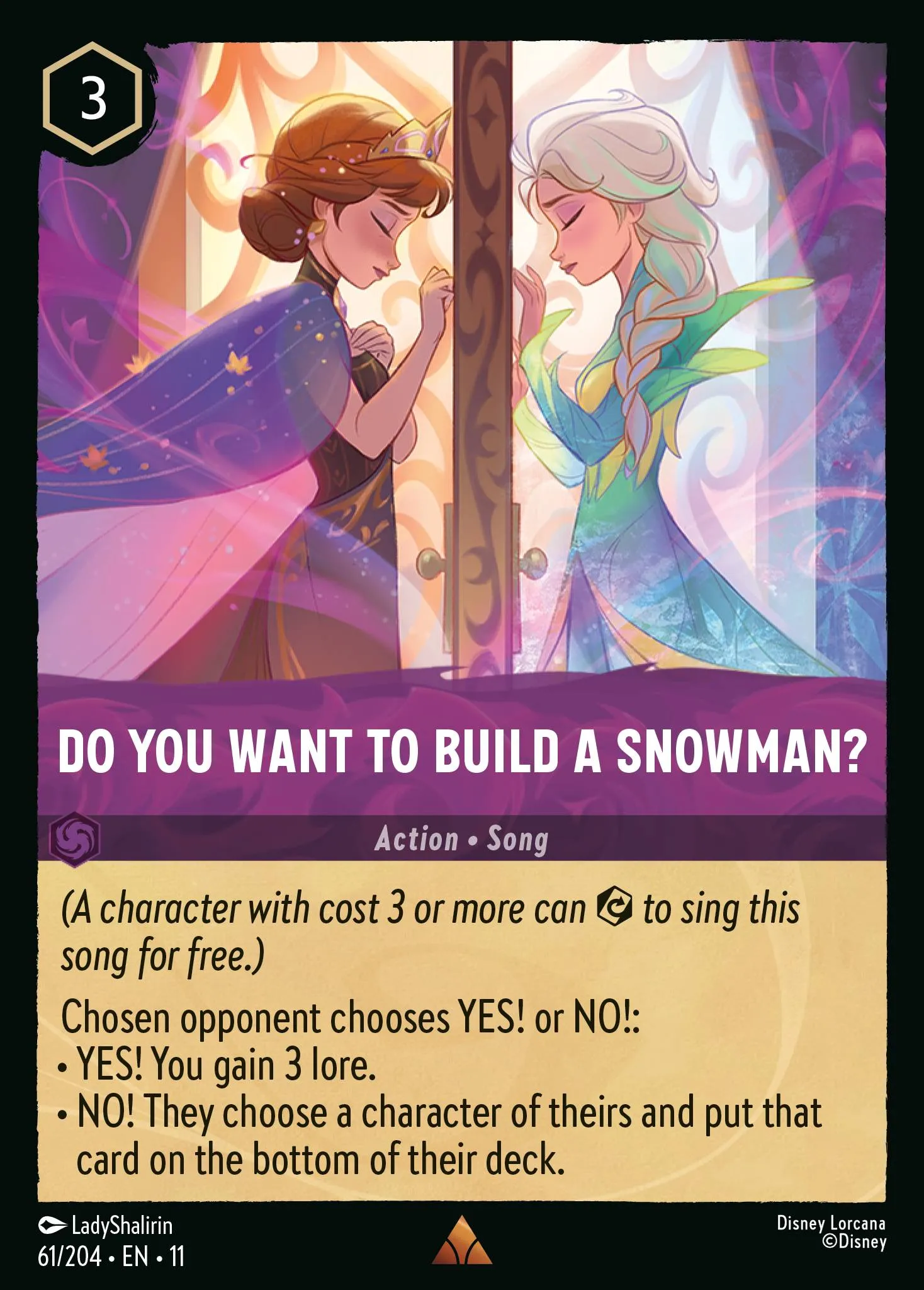 Do You Want to Build A Snowman? (011-061)