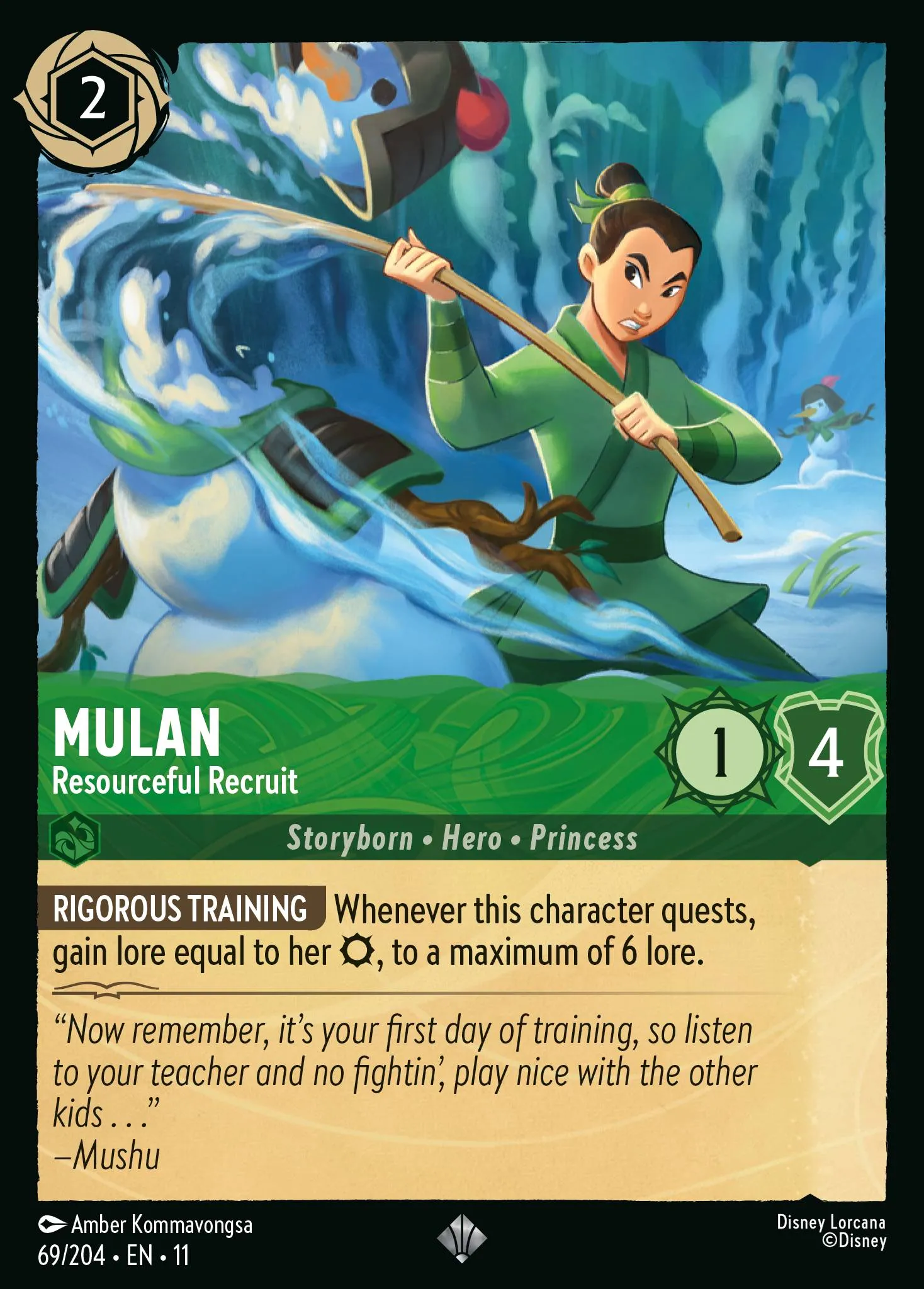 Mulan - Resourceful Recruit (011-069)