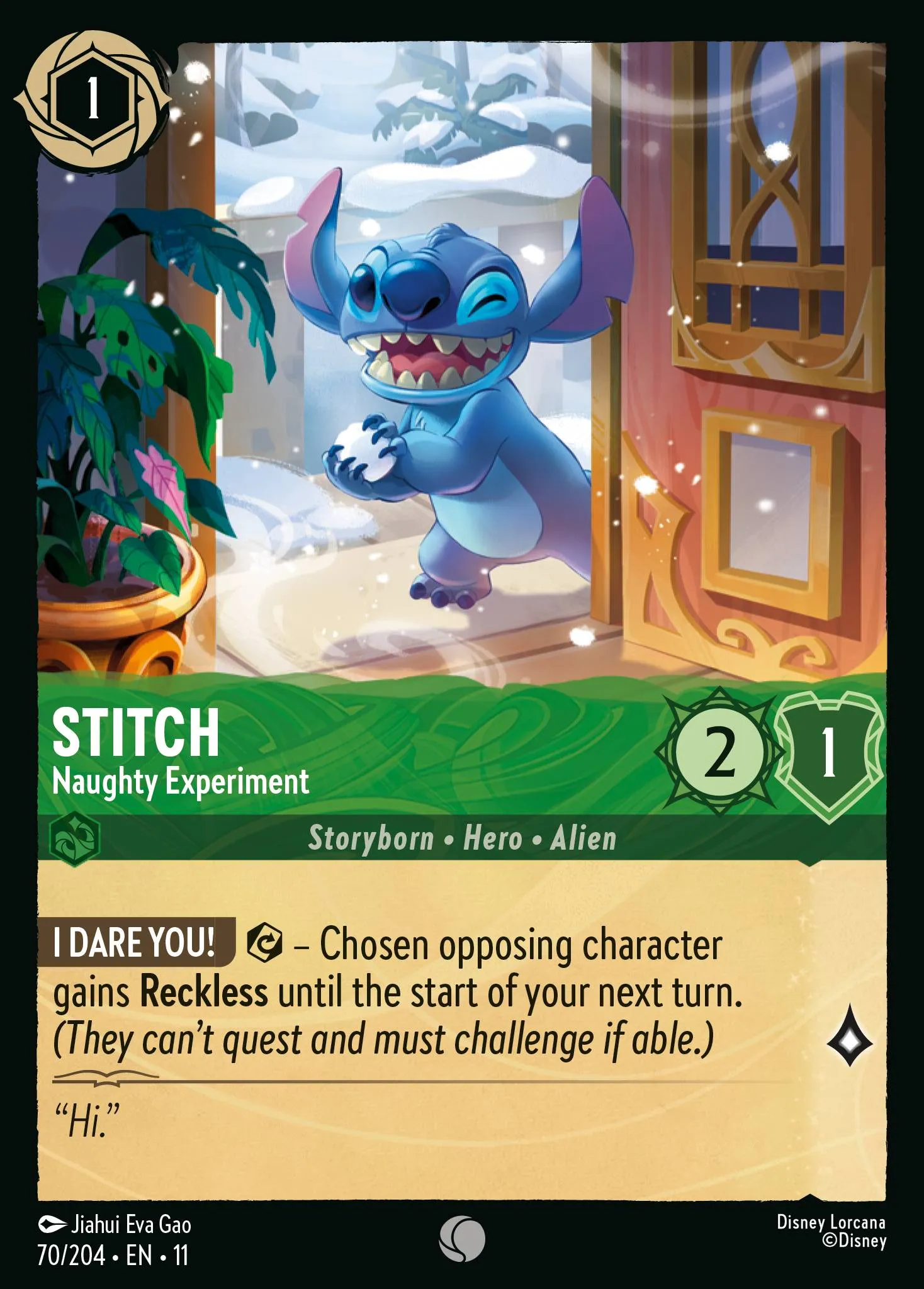 Stitch - Naughty Experiment (011-070)