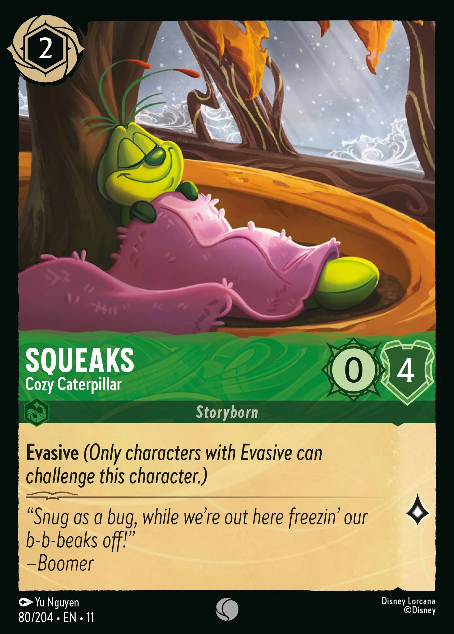 Squeaks - Cozy Caterpillar (011-080)