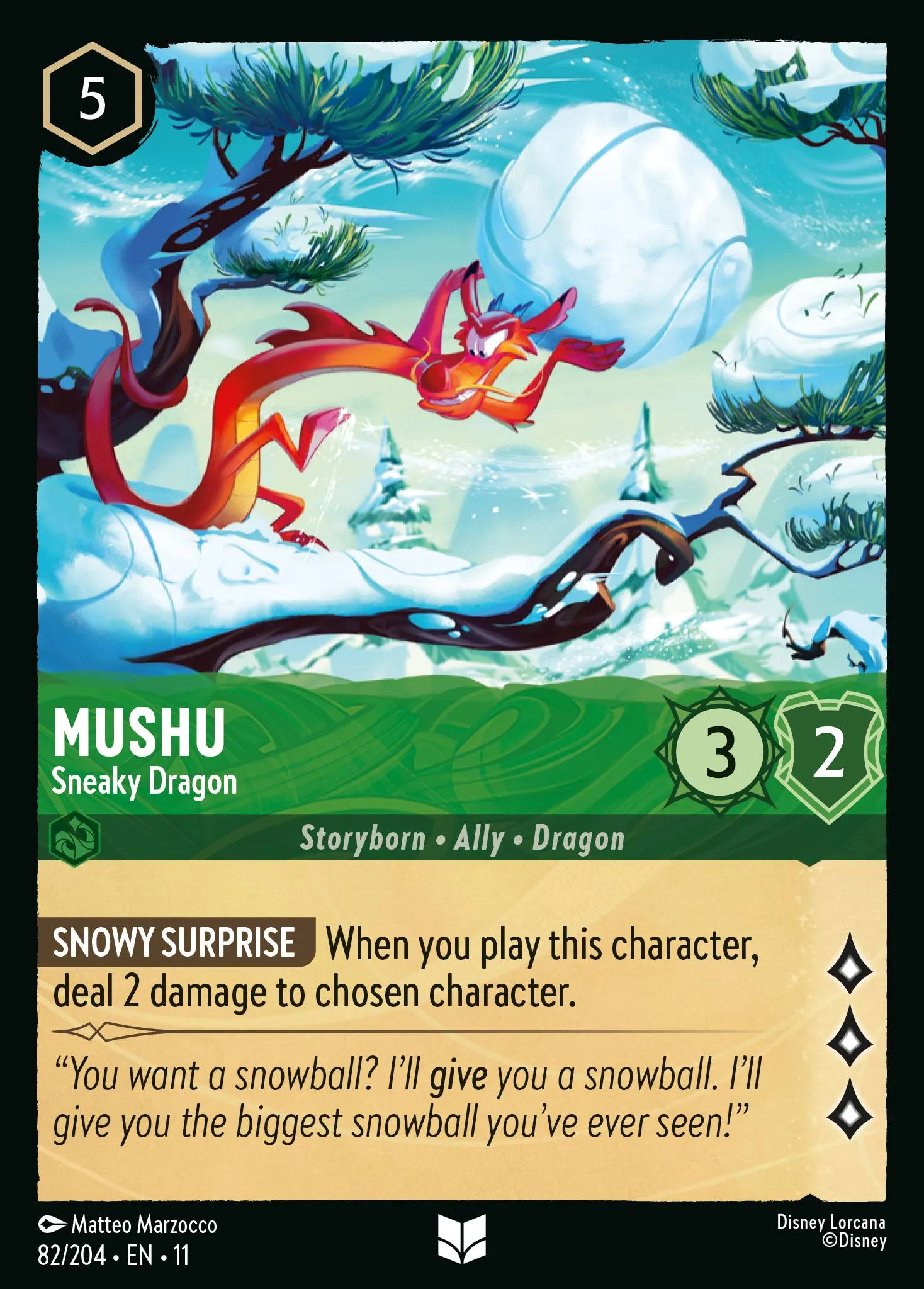 Mushu - Sneaky Dragon (011-082)