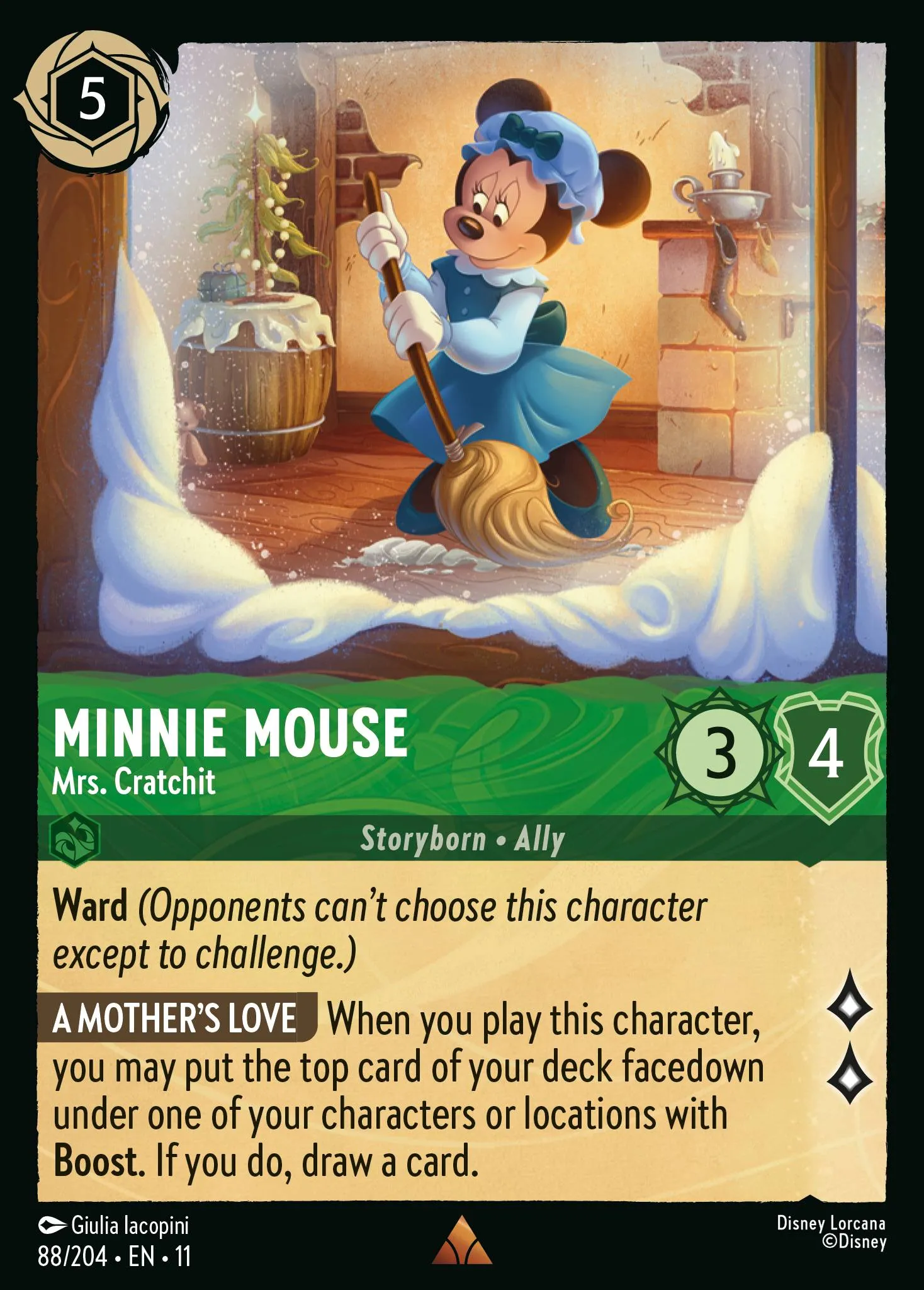 Minnie Mouse - Mrs. Cratchit (011-088)