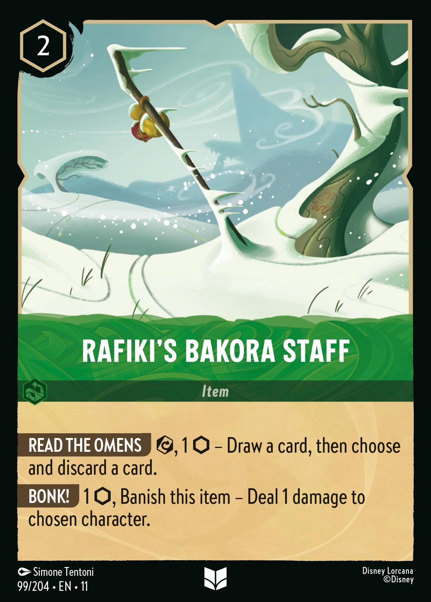 Rafiki's Bakora Staff (011-099)