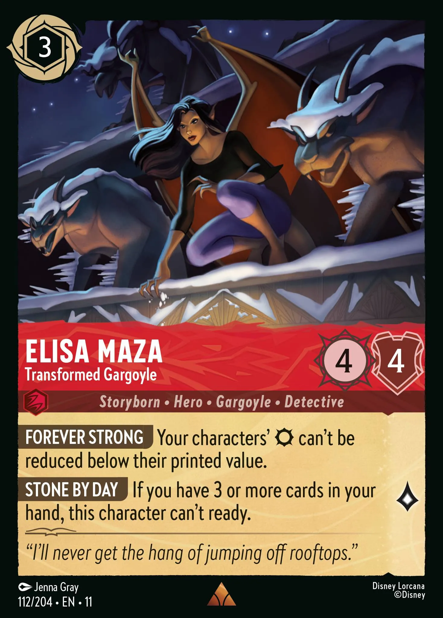 Elisa Maza - Transformed Gargoyle (011-112)