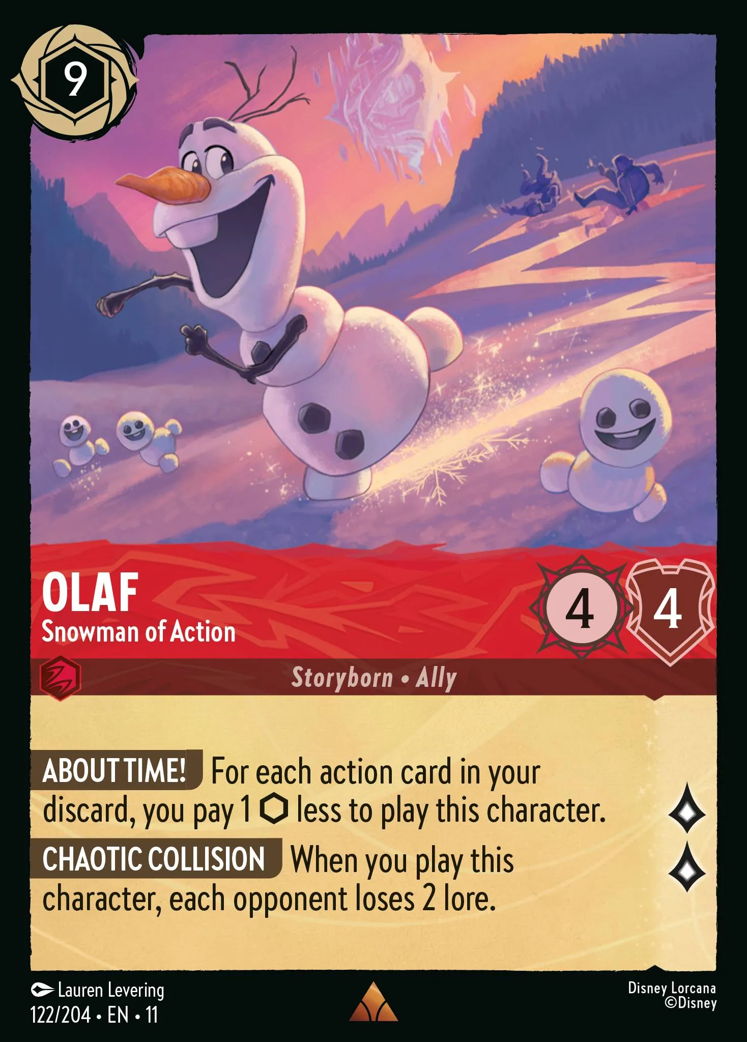 Olaf - Snowman of Action (011-122)