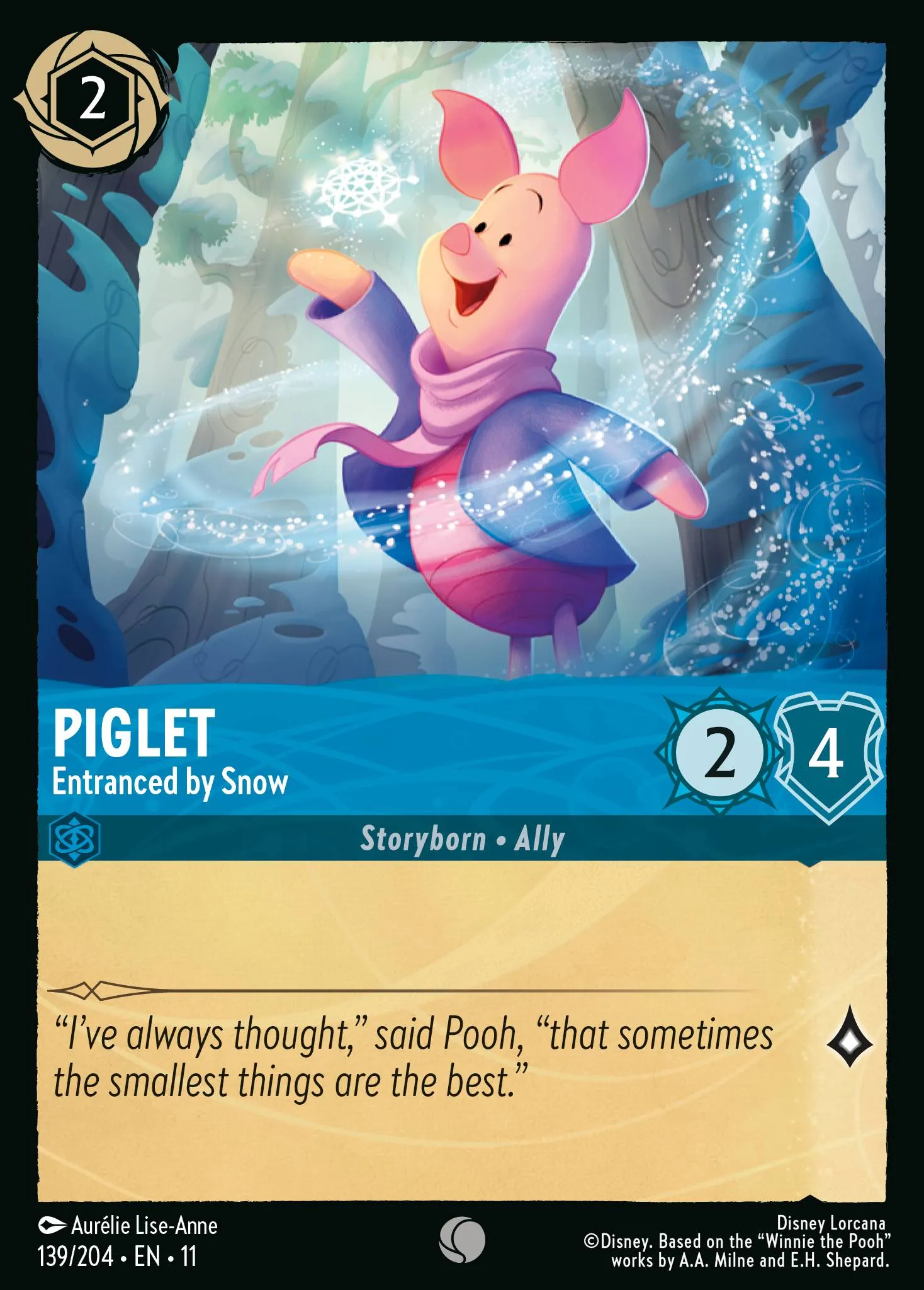 Piglet - Entranced by Snow (011-139)