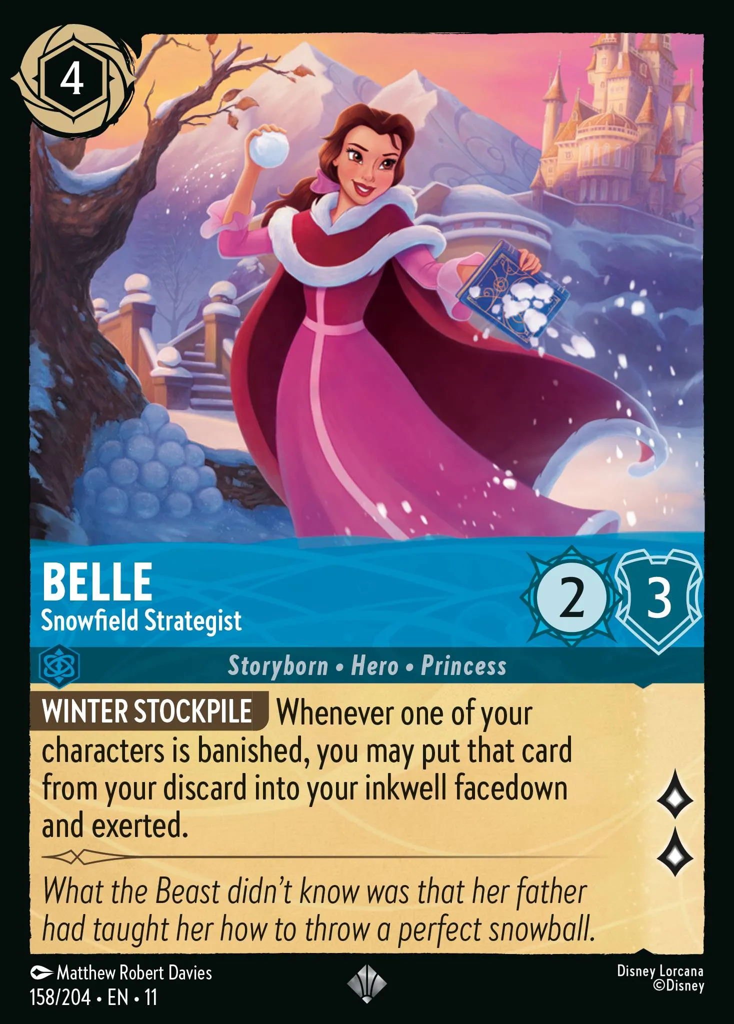 Belle - Snowfield Strategist (011-158)