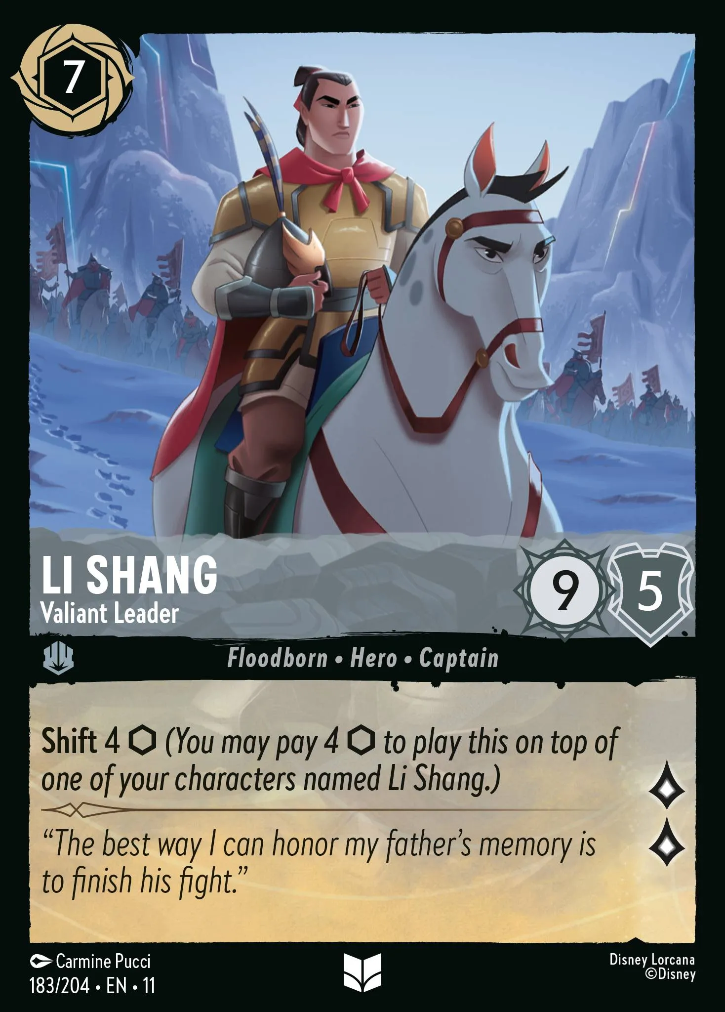 Li Shang - Valiant Leader (011-183)