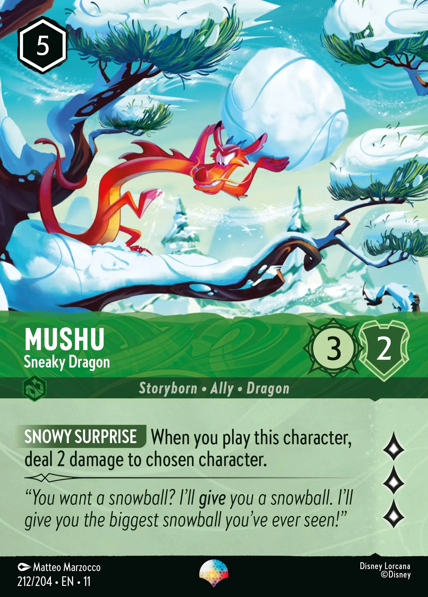Mushu - Sneaky Dragon (011-212)