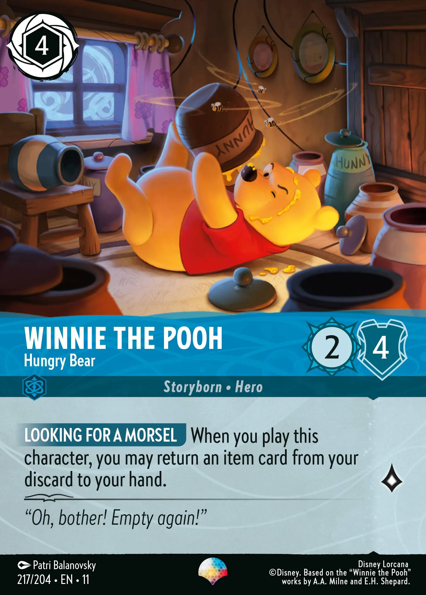 Winnie the Pooh - Hungry Bear (011-217)