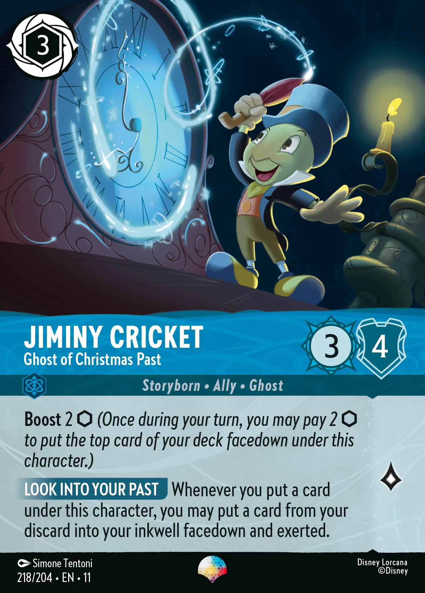 Jiminy Cricket - Ghost of Christmas Past (011-218)