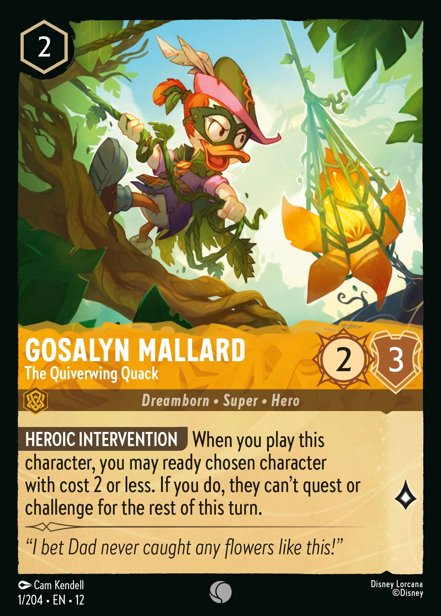 Gosalyn Mallard - The Quiverwing Quack (012-001)