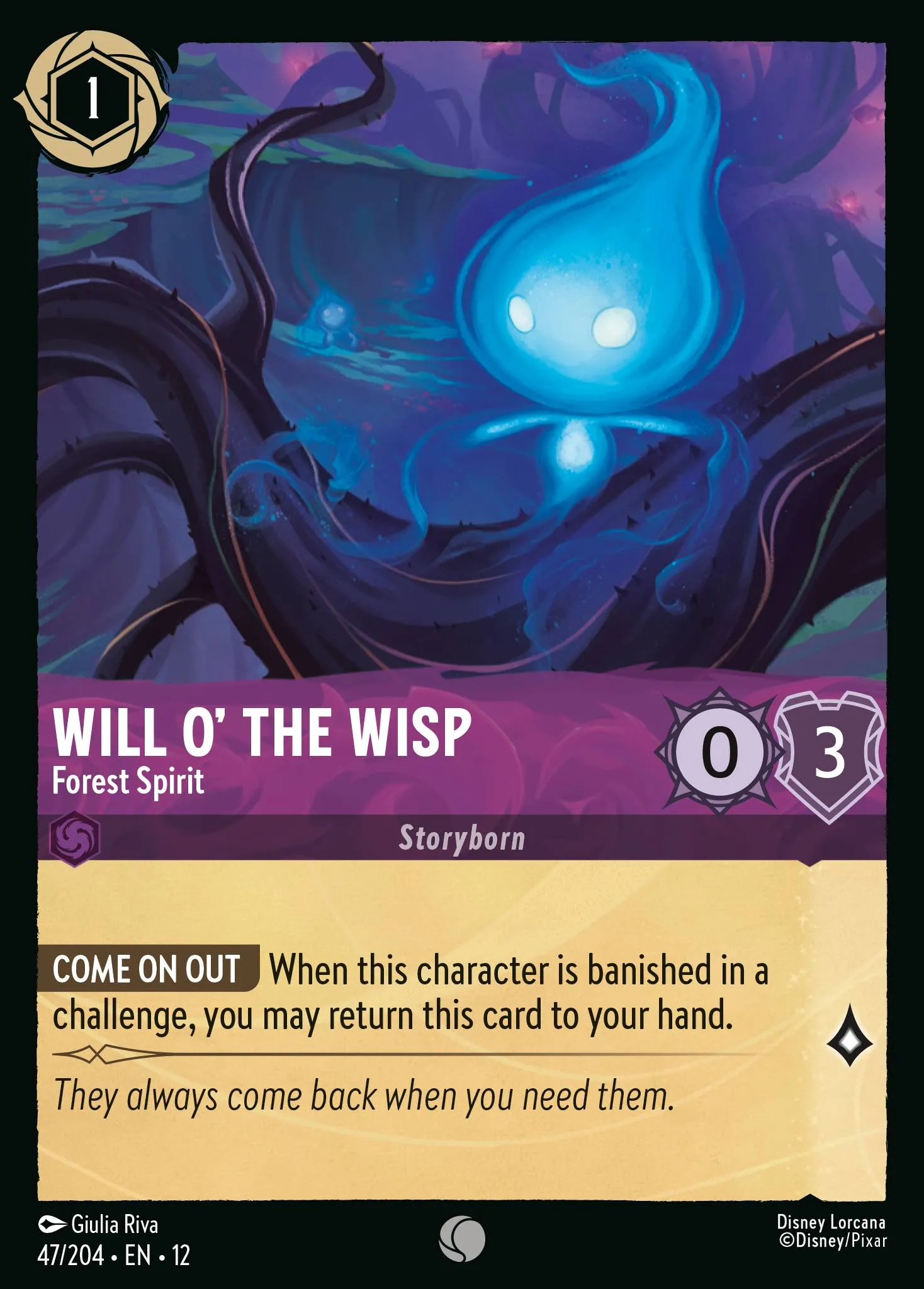 Will o' the Wisp - Forest Spirit (012-047)
