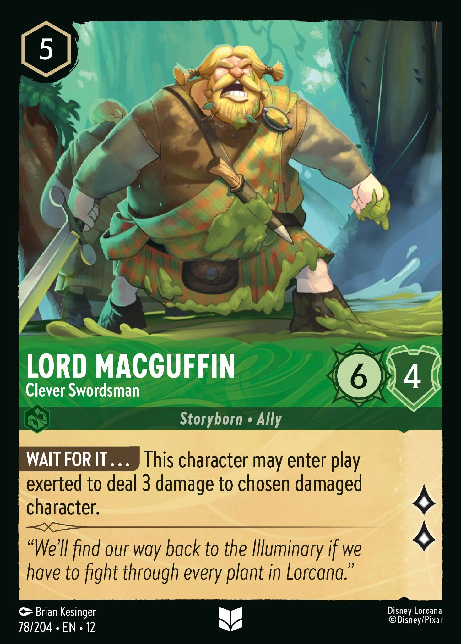 Lord MacGuffin - Clever Swordsman (012-078)
