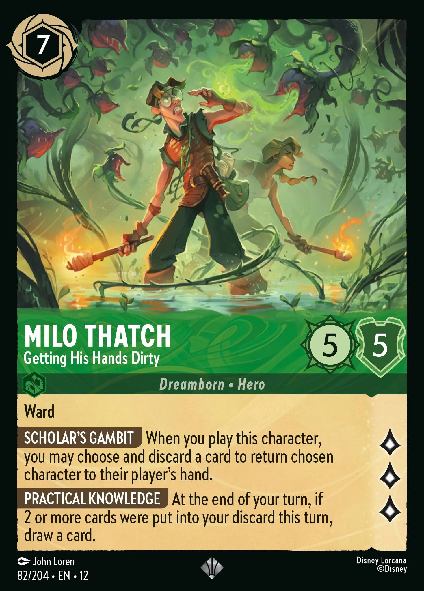 Milo Thatch - Getting His Hands Dirty (012-082)