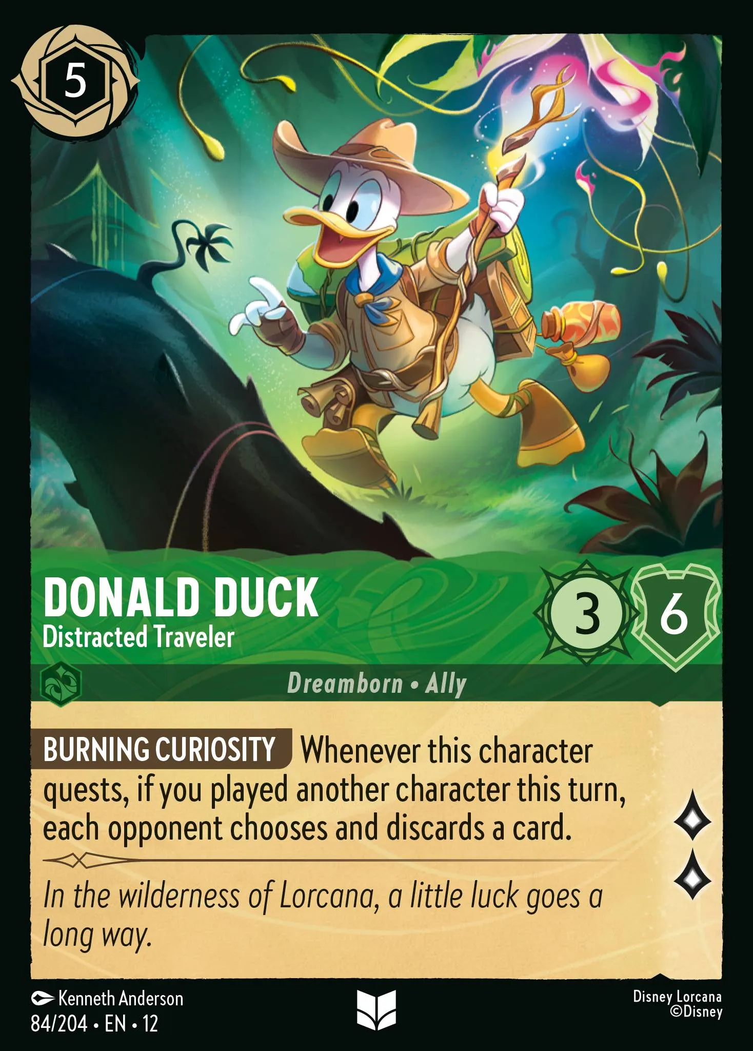 Donald Duck - Distracted Traveler (012-084)