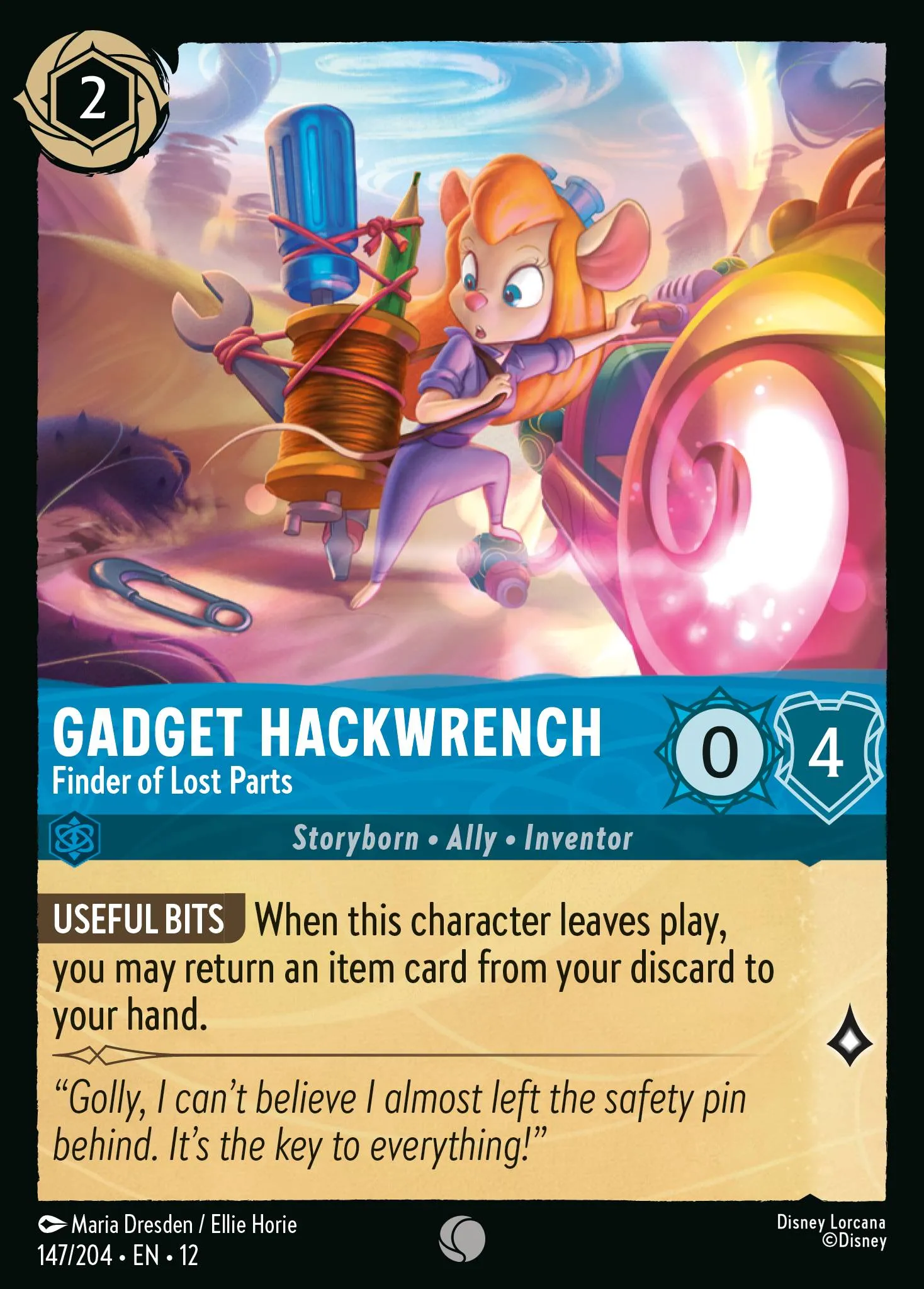 Gadget Hackwrench - Finder of Lost Parts (012-147)