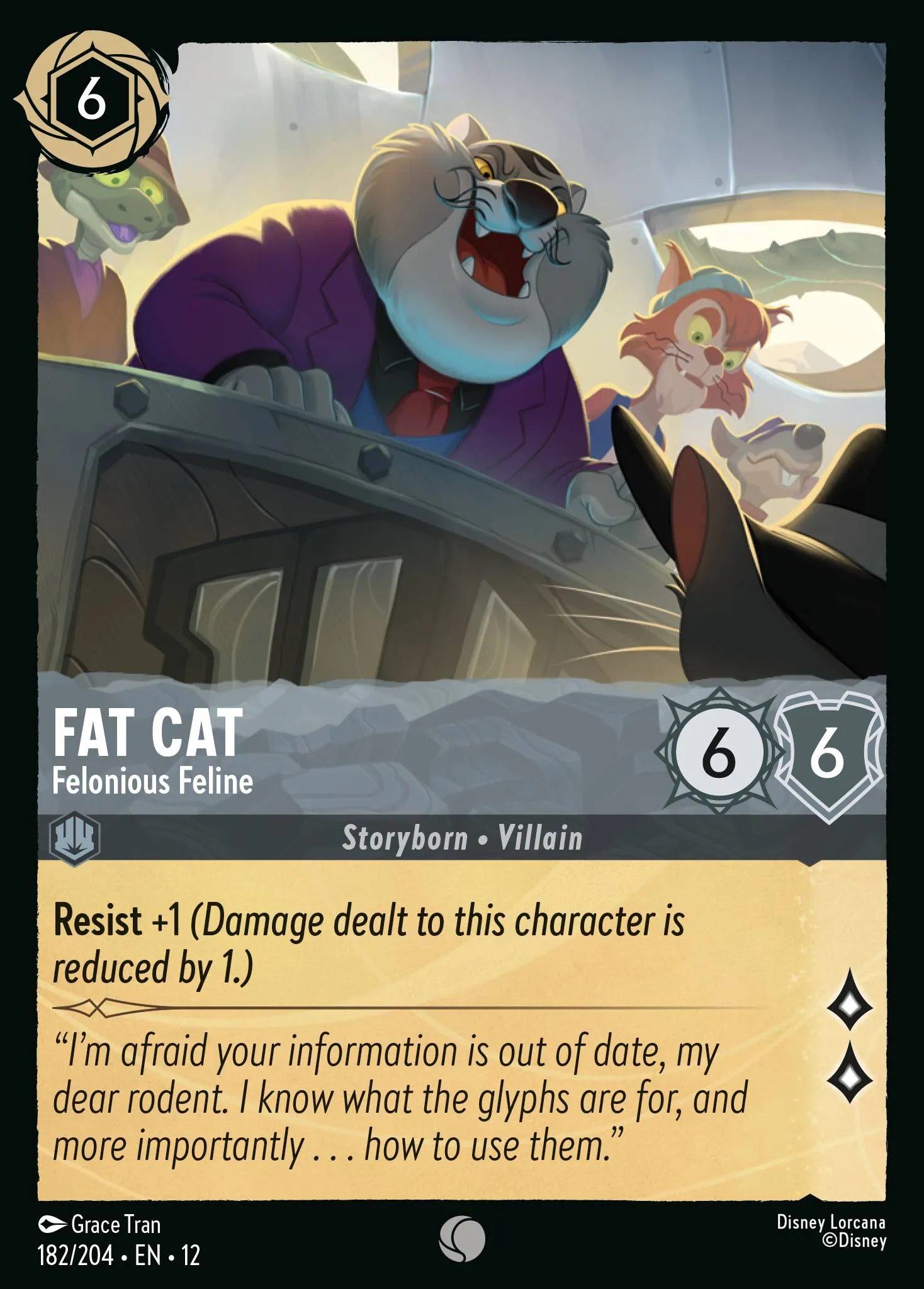 Fat Cat - Felonious Feline (012-182)
